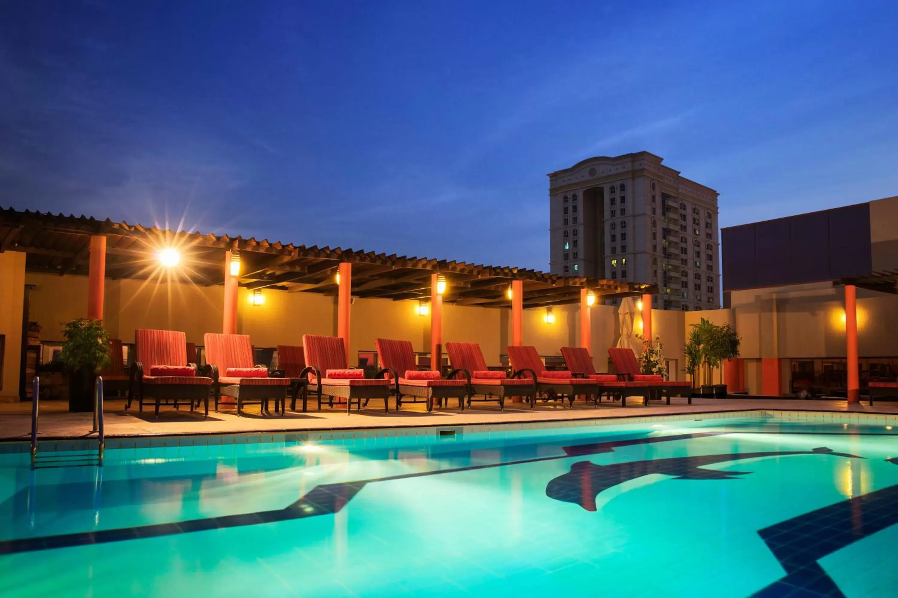Swimming pool in Jumeira Rotana – Dubai