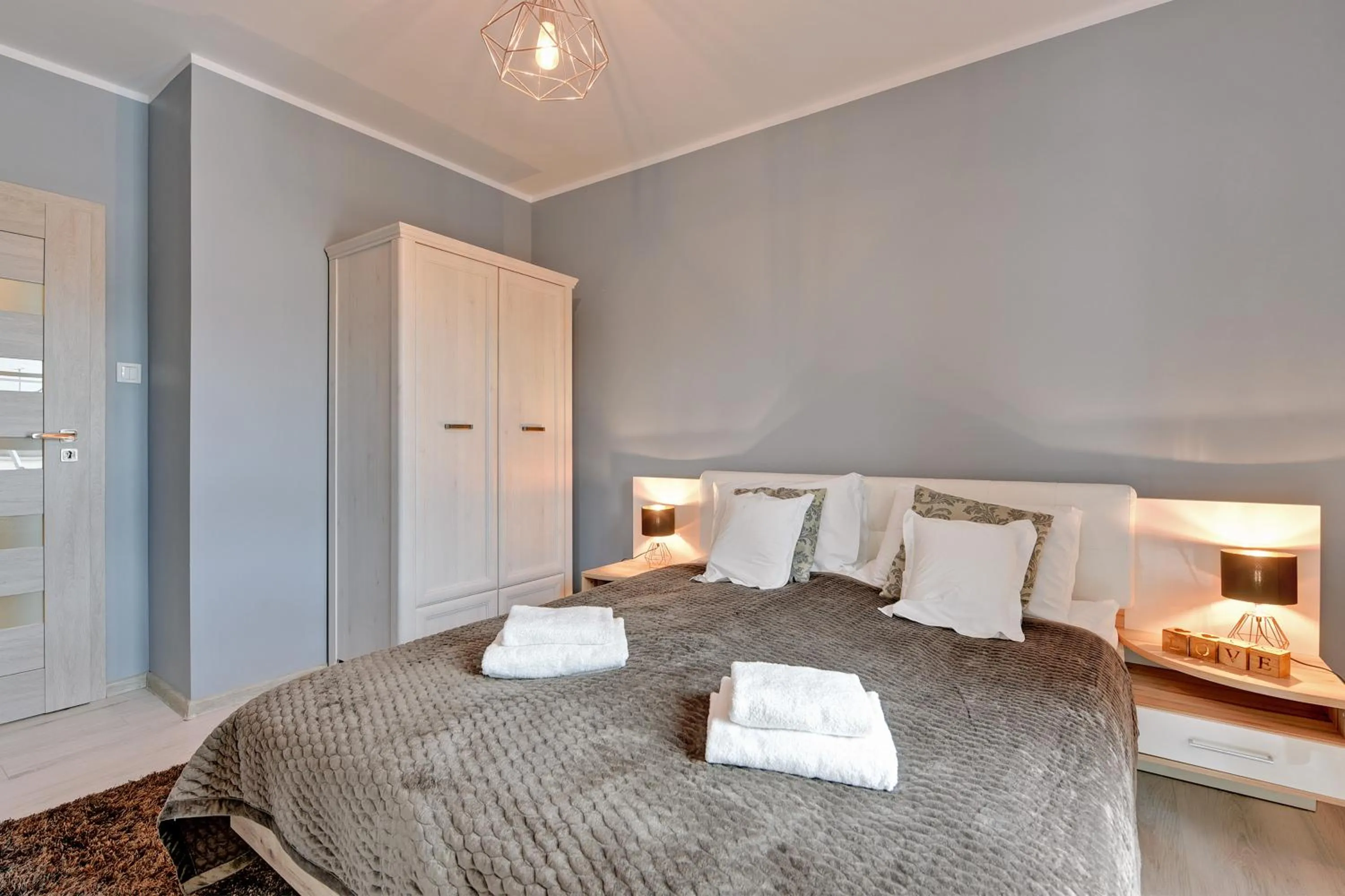 Bedroom, Bed in GRANO APARTMENTS Gdańsk Motława SPA & Wellness