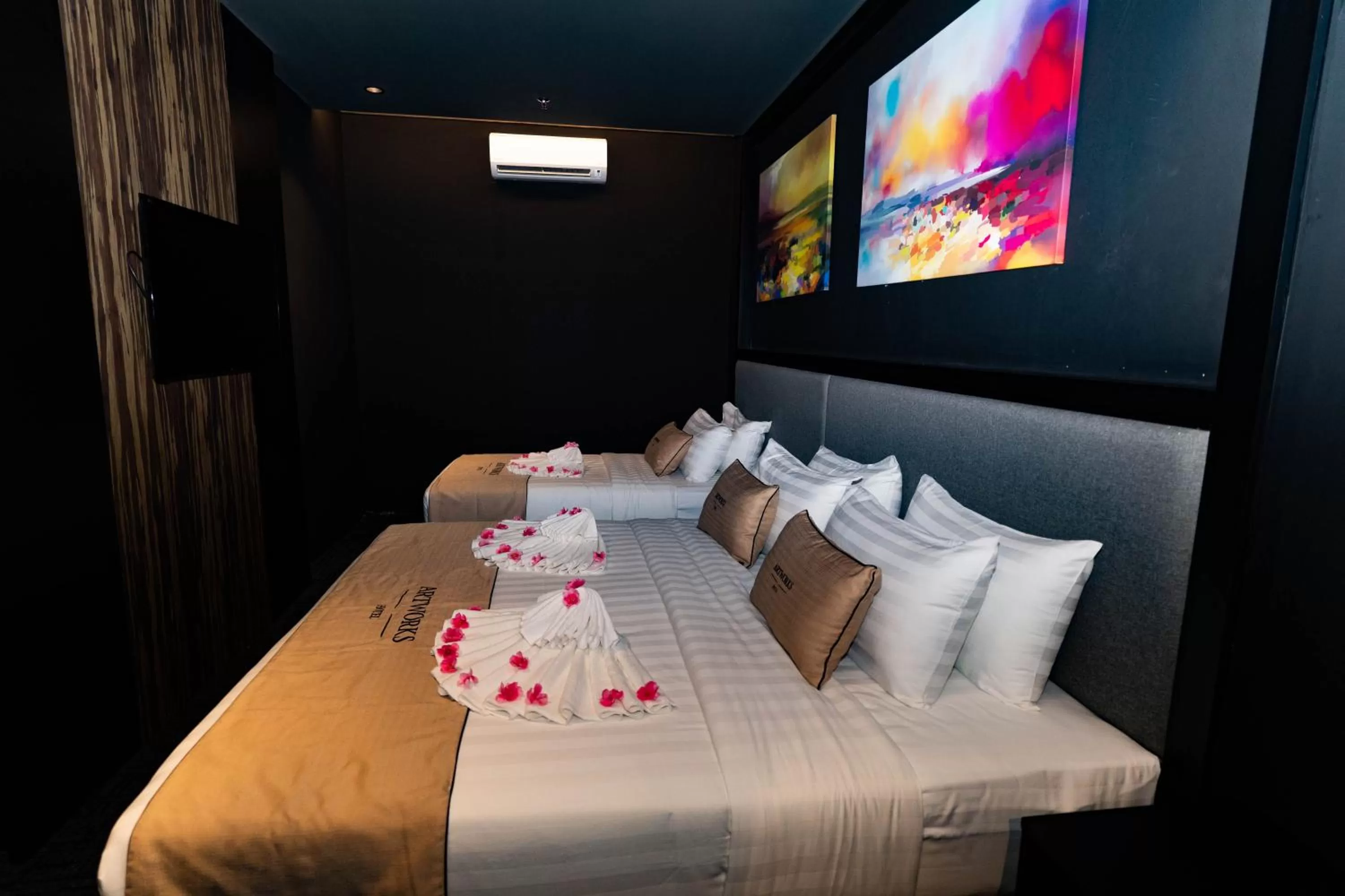 Bed in Artworks Hotel Ipoh
