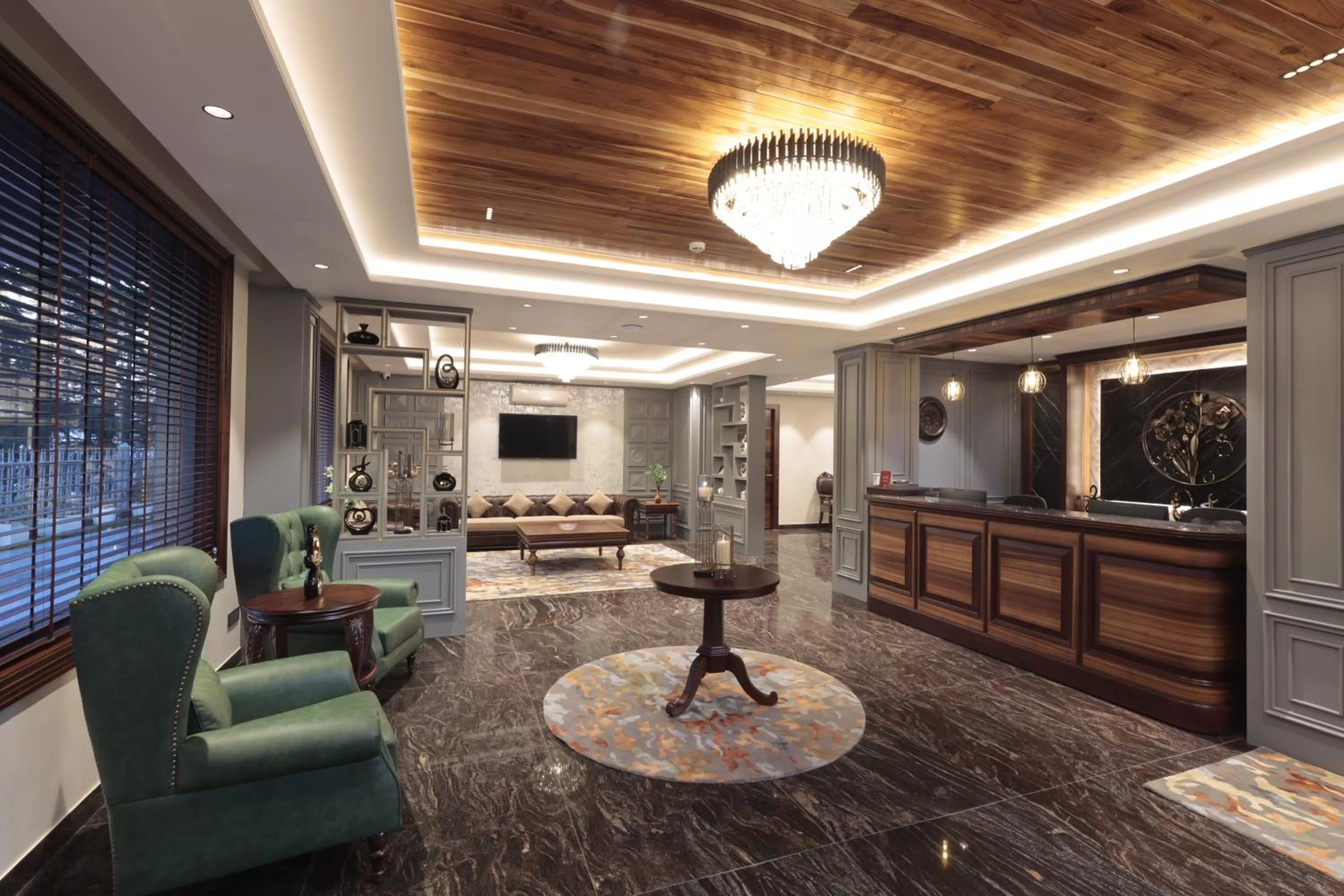 Lobby or reception in WelcomHeritage Elysium Resort & Spa