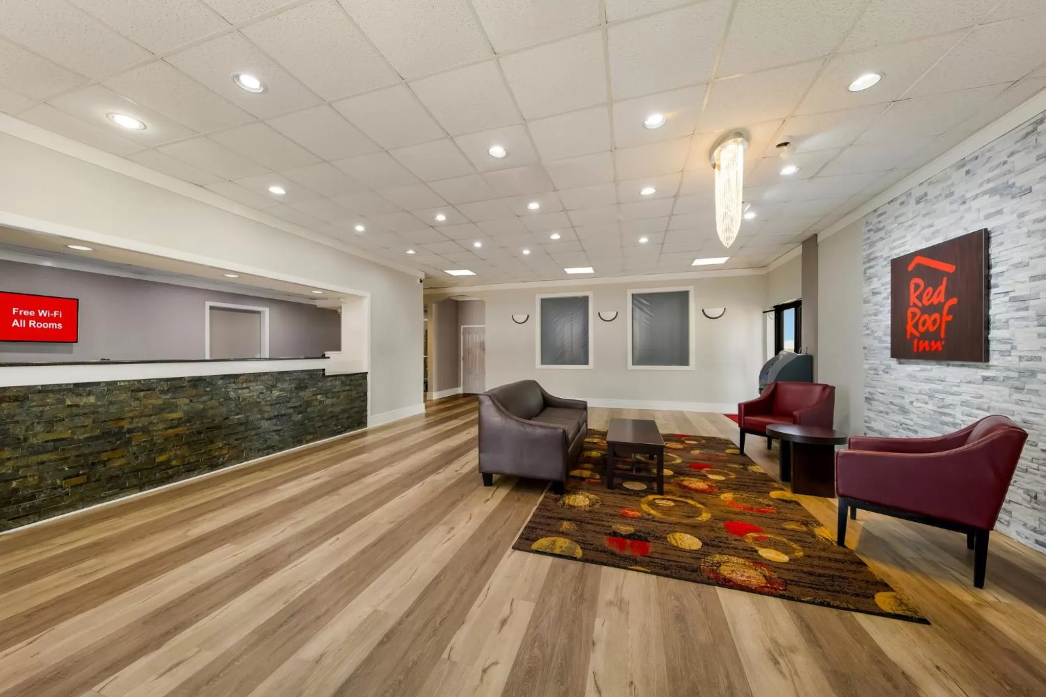 Lobby or reception in Red Roof Inn & Conference Center McKinney