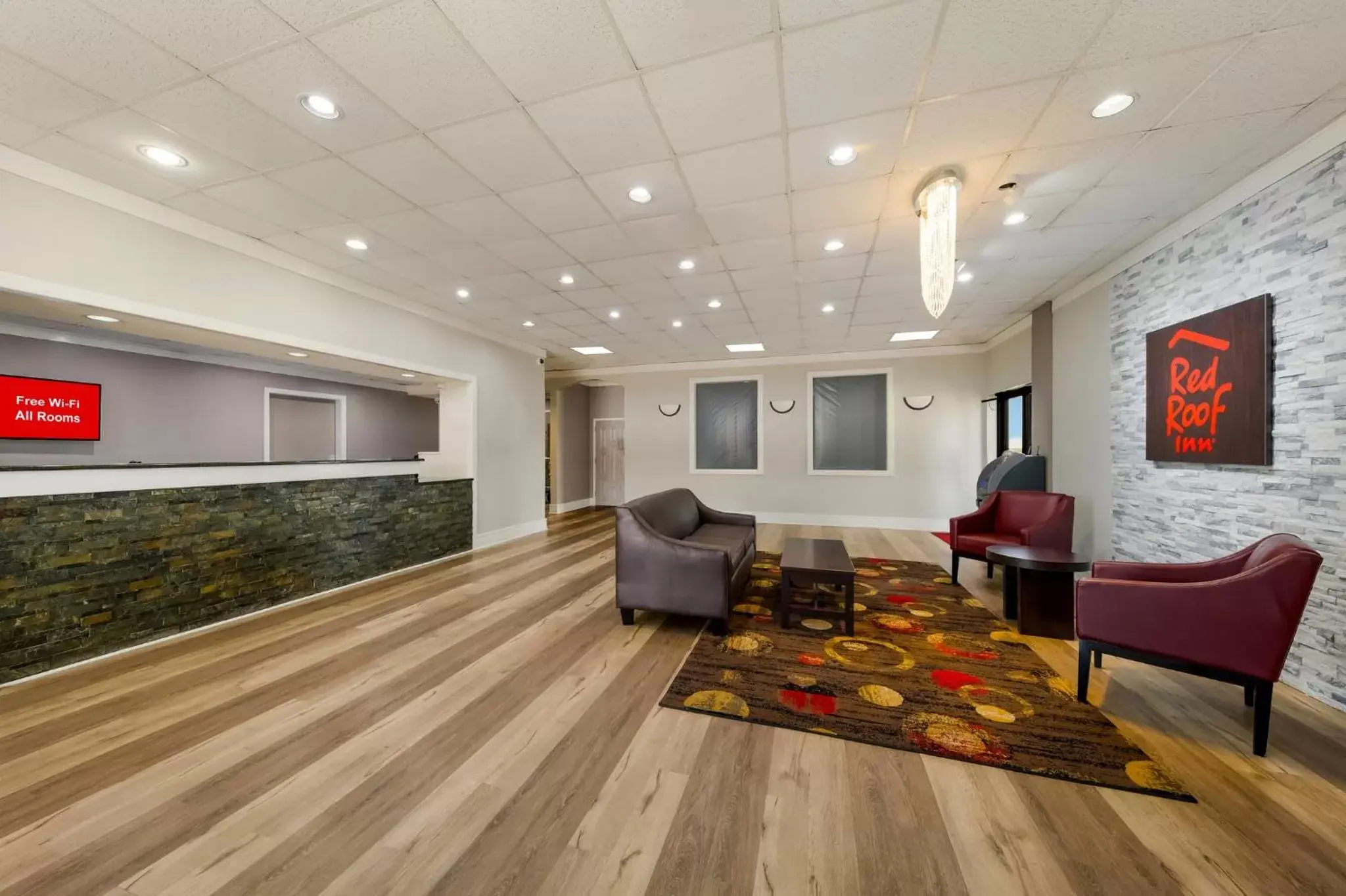 Lobby or reception, Lobby/Reception in Red Roof Inn & Conference Center McKinney