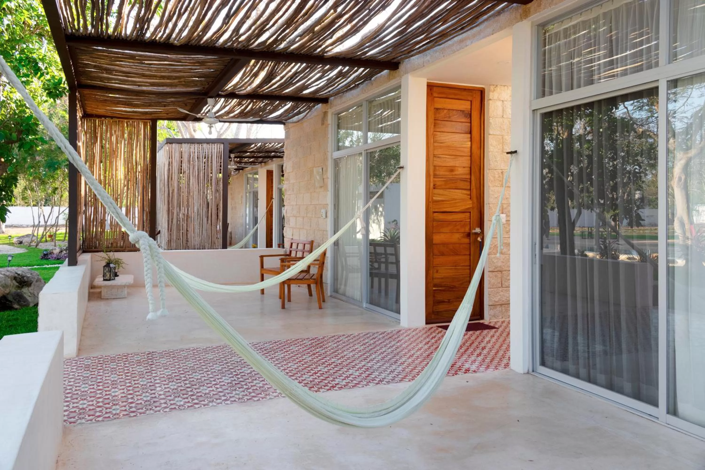 Patio in Hotel Casa de Campo Conkal Merida