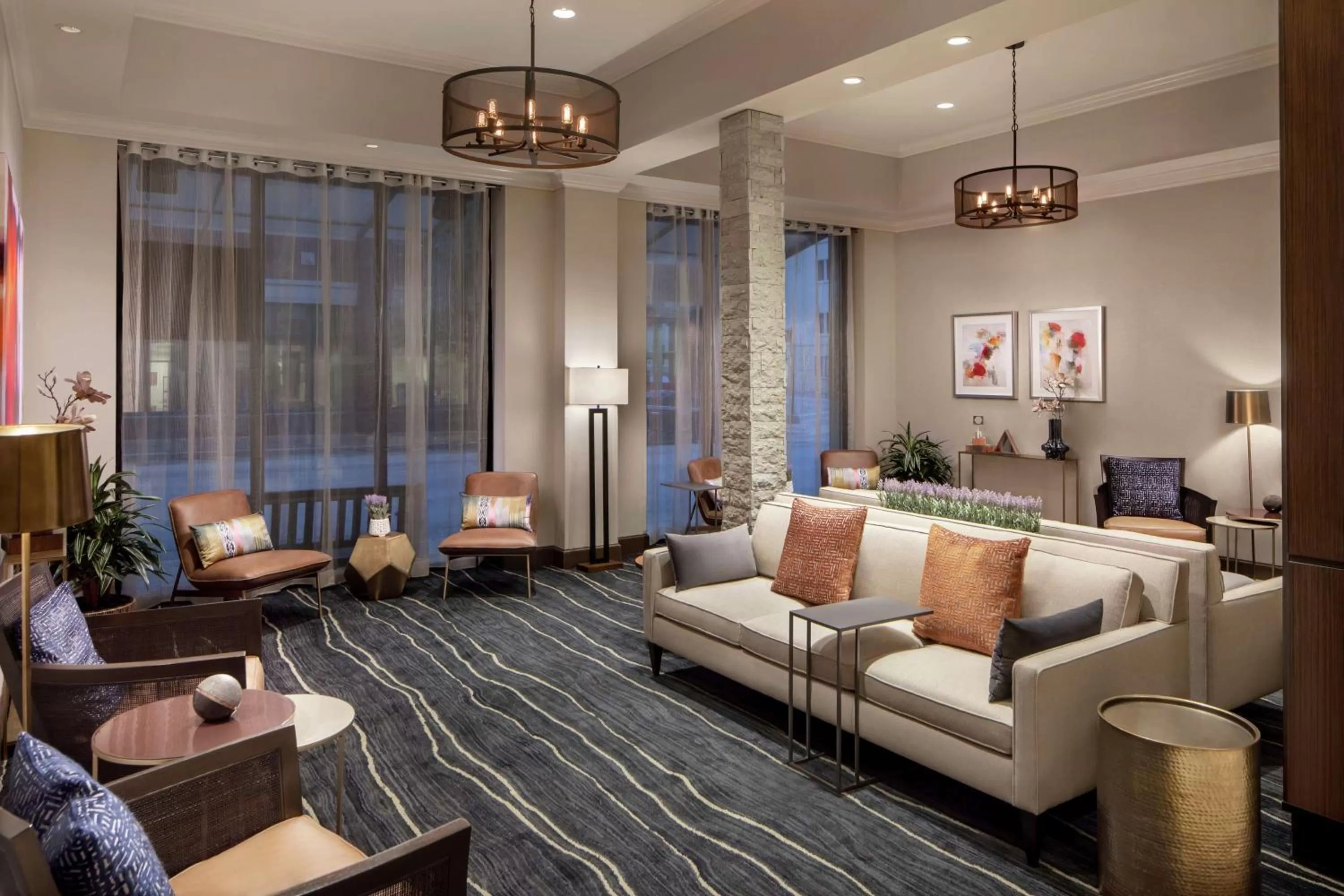 Lobby or reception in Embassy Suites by Hilton Fort Worth Downtown