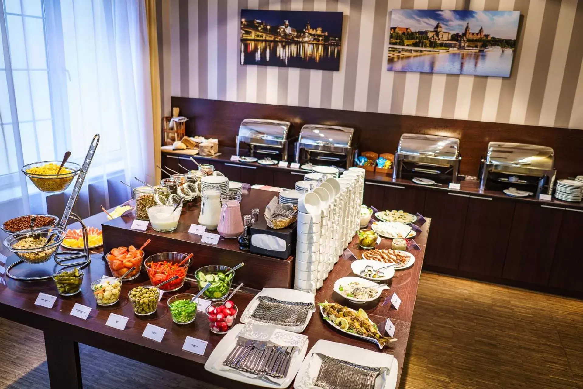 Buffet breakfast, Food in Focus Hotel Szczecin