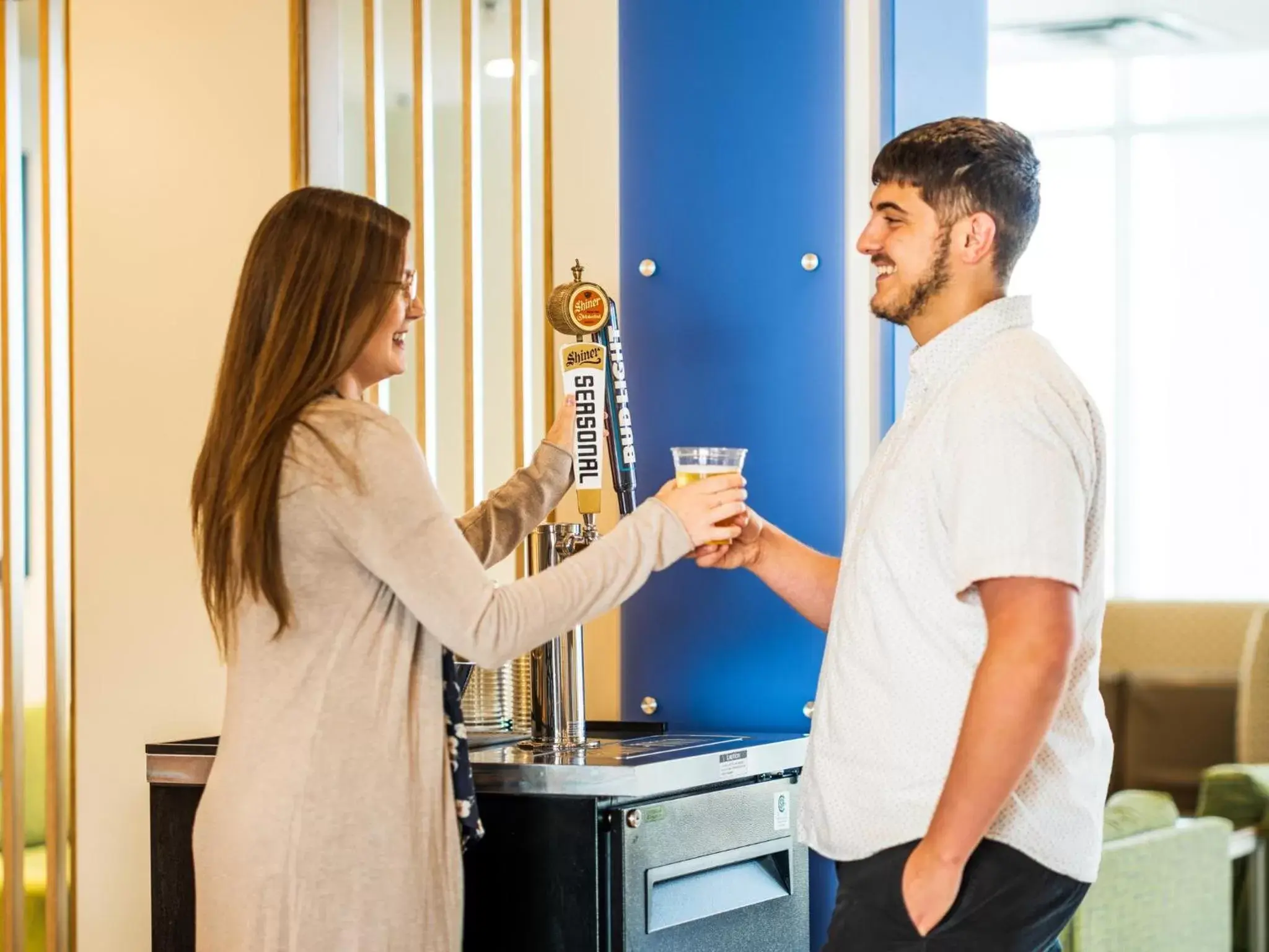 Lobby or reception in Holiday Inn Express & Suites Sioux City North - Event Center by IHG Lobby or reception in Holiday Inn Express & Suites Sioux City North - Event Center by IHG