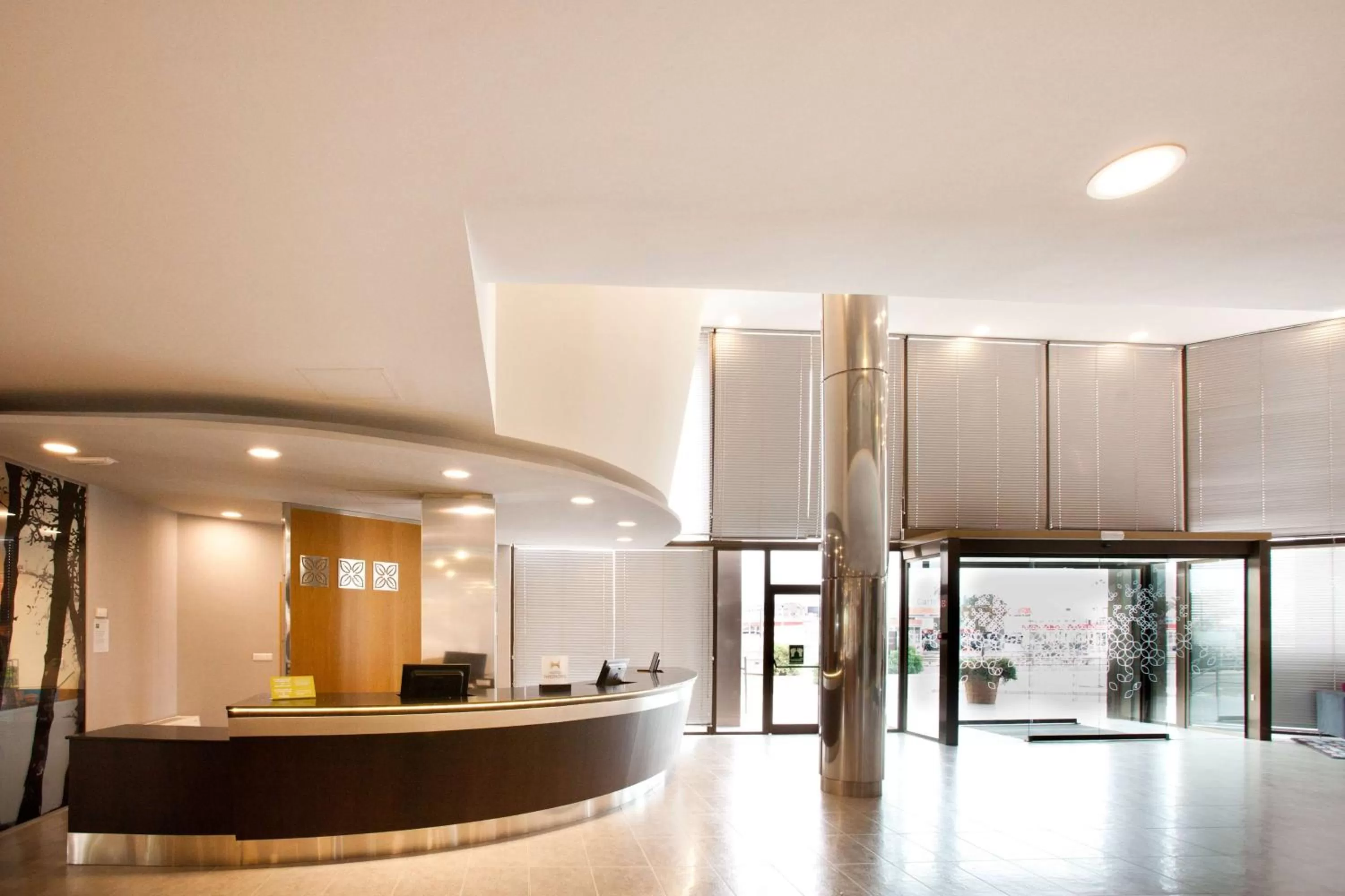 Lobby or reception in Hilton Garden Inn Málaga