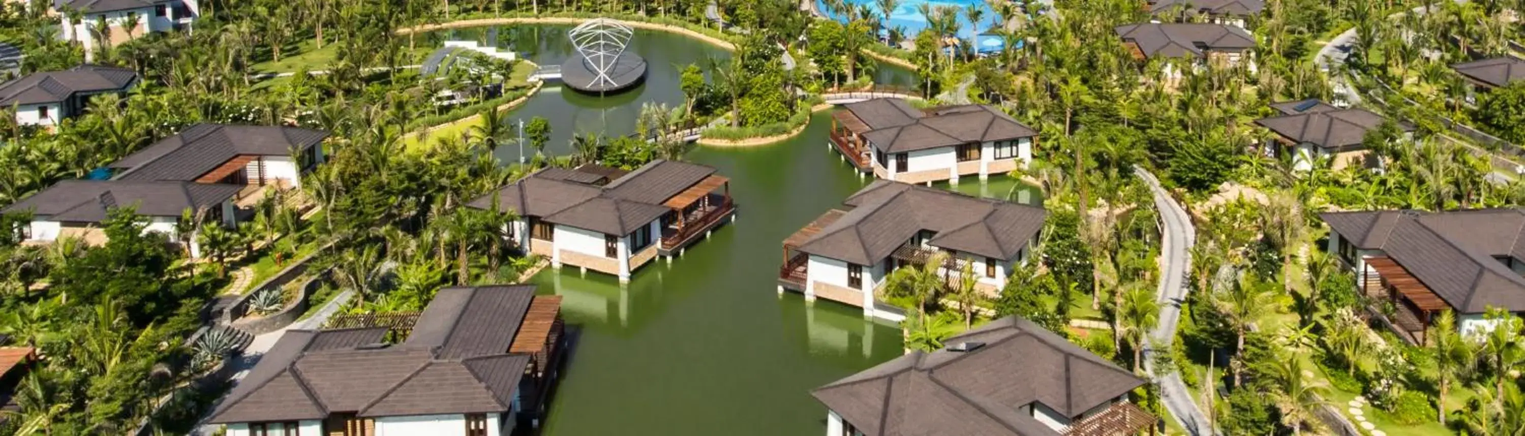 Lake view in Duyen Ha Resort Cam Ranh Lake view in Duyen Ha Resort Cam Ranh