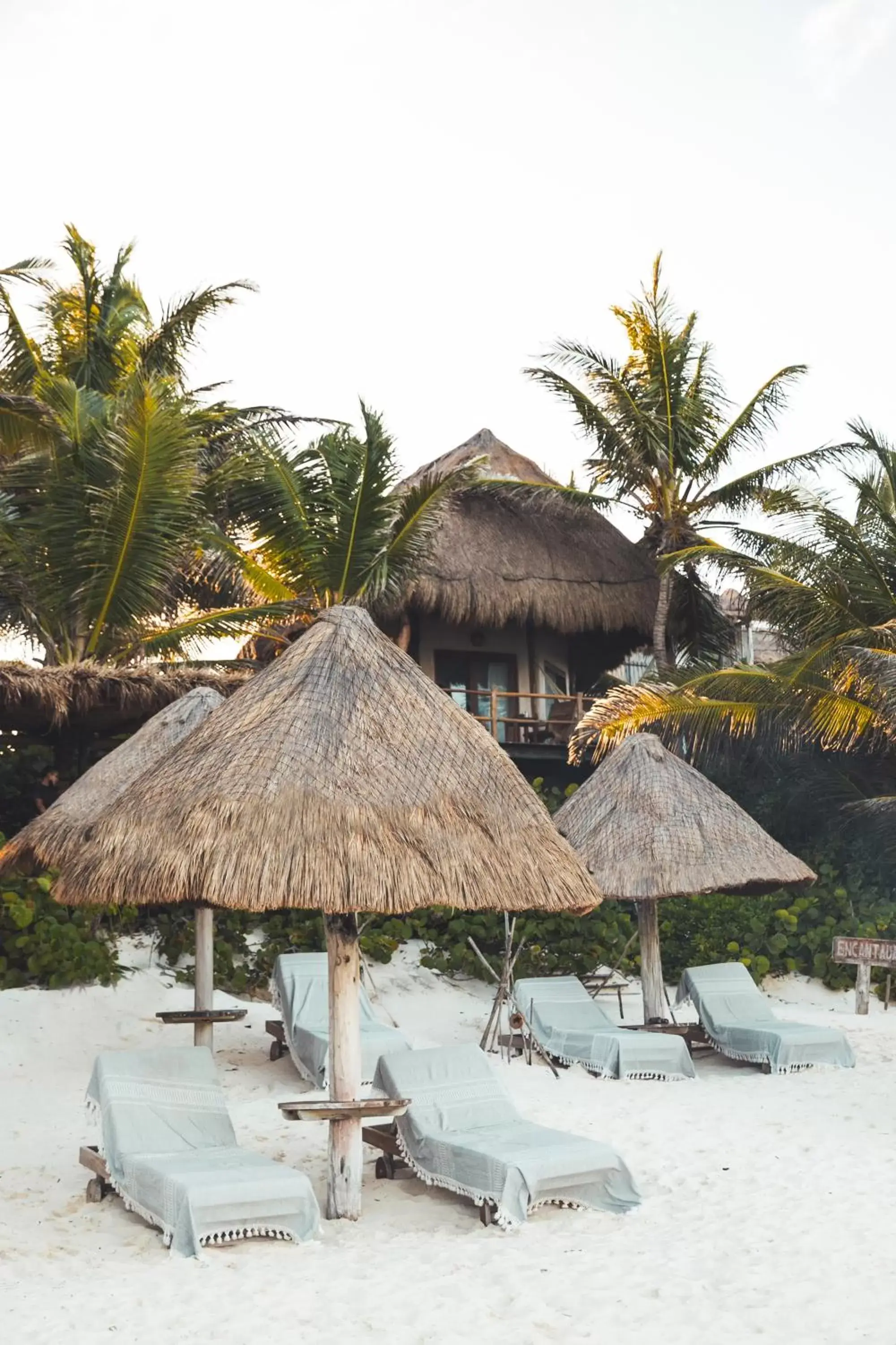 Beach in Encantada Tulum