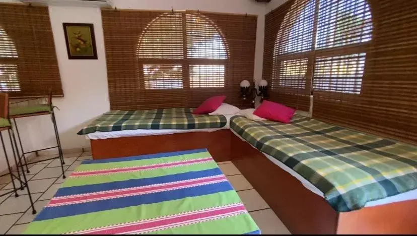 Bed in Hotel Casa Alvarada