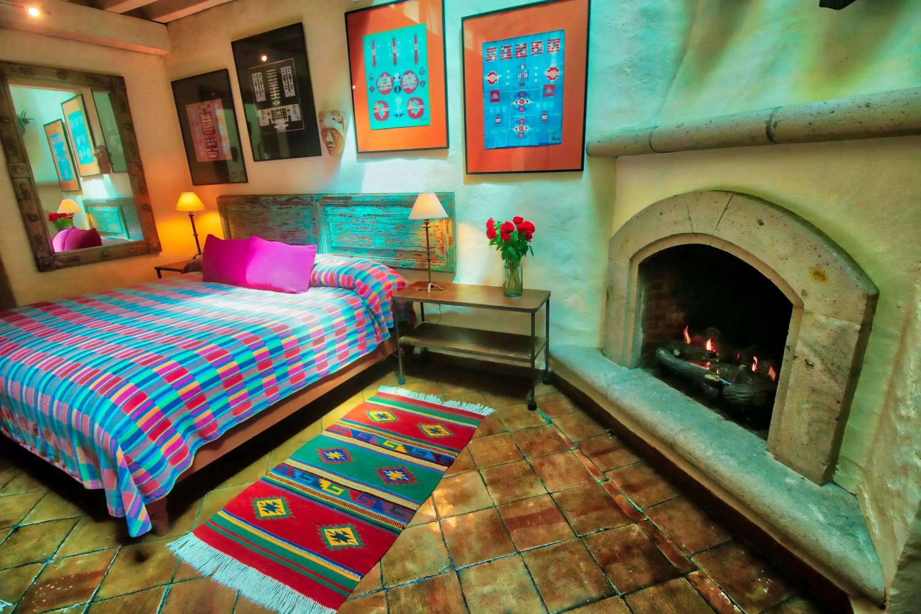 Bedroom in Hotel Casa Encantada