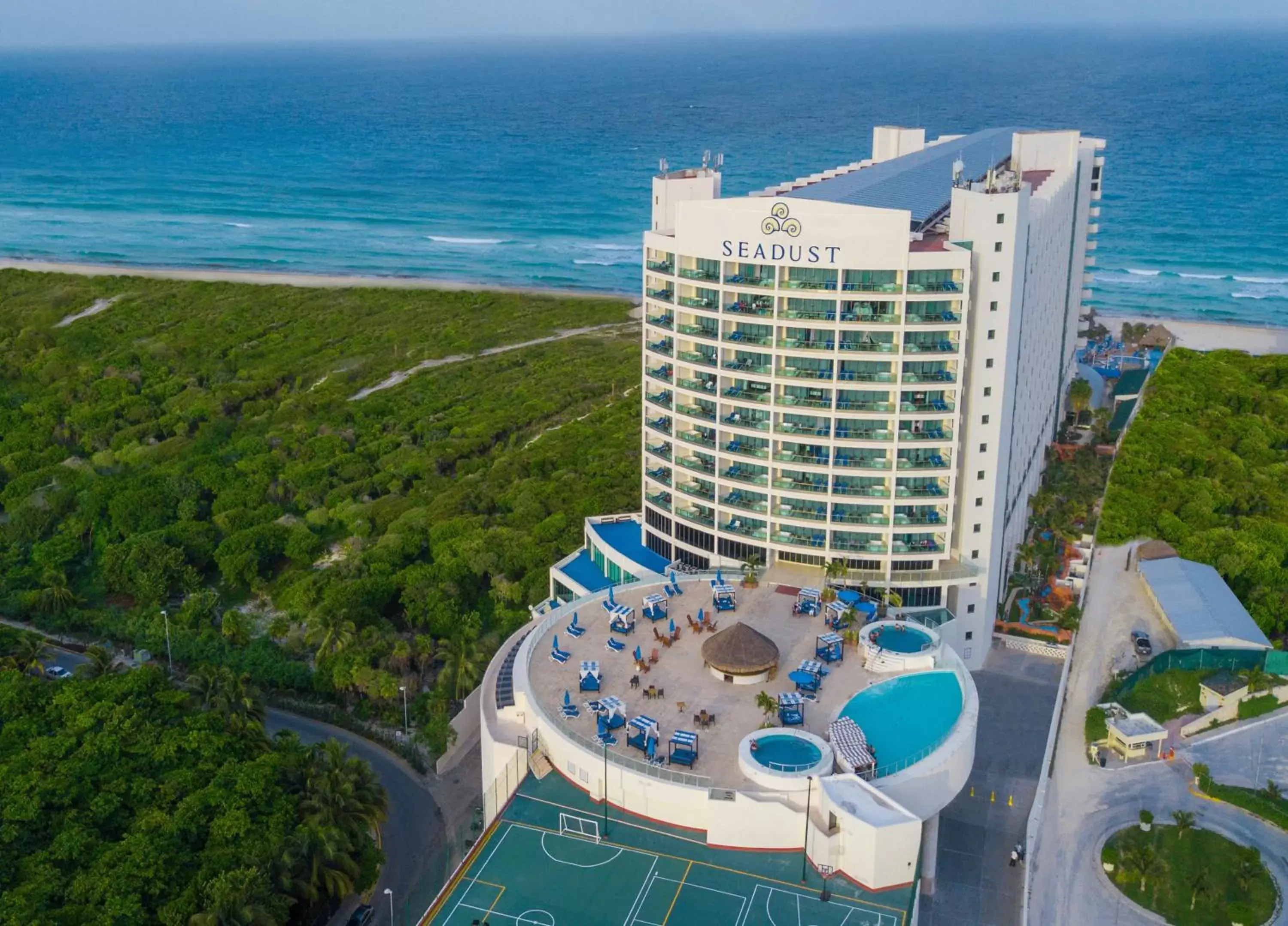 Bird's eye view, Bird's-eye View in Seadust Cancun Family Resort - All Inclusive