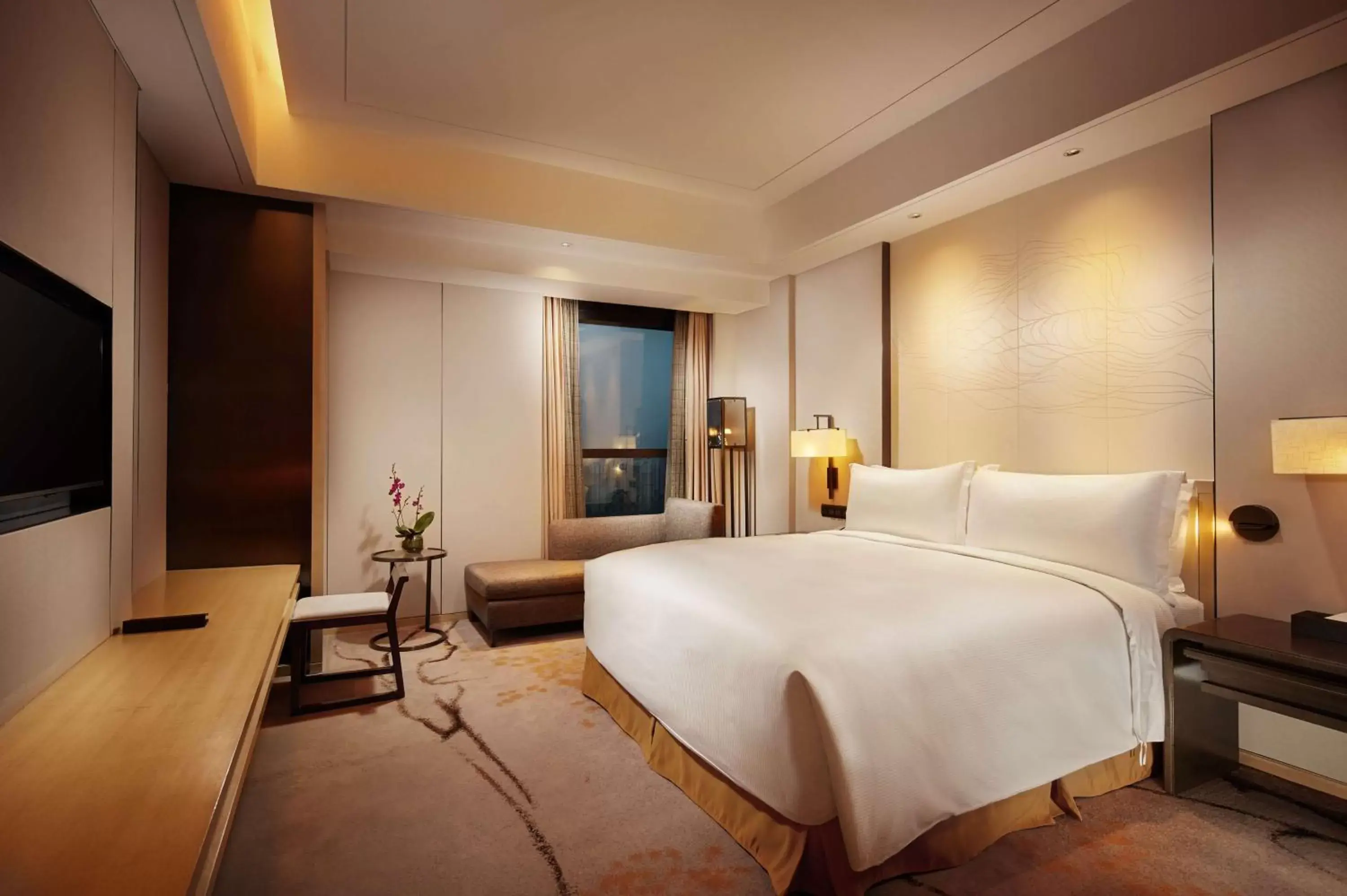 Bed in Hilton Suzhou