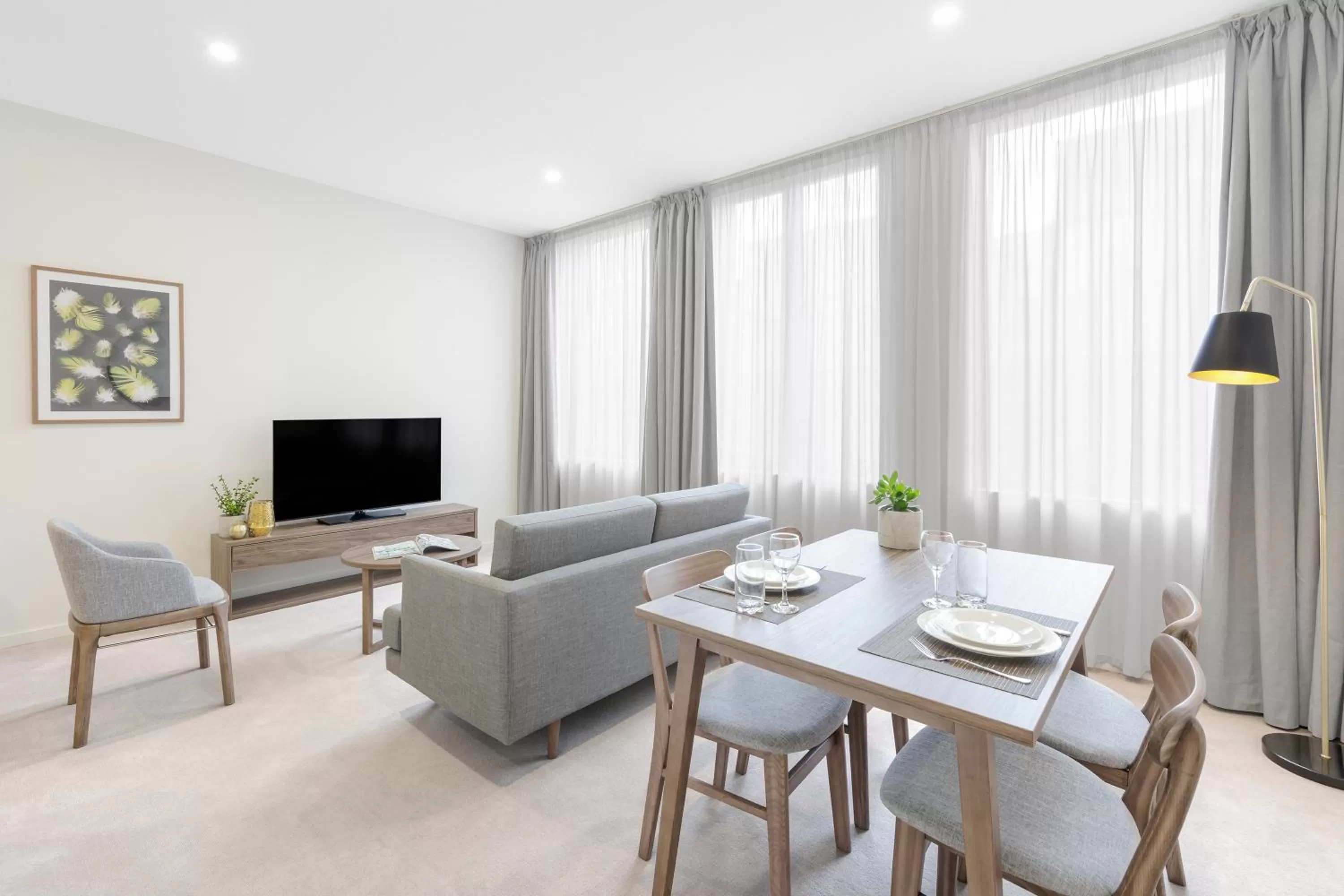 Living room in Brady Apartment Hotel Hardware Lane