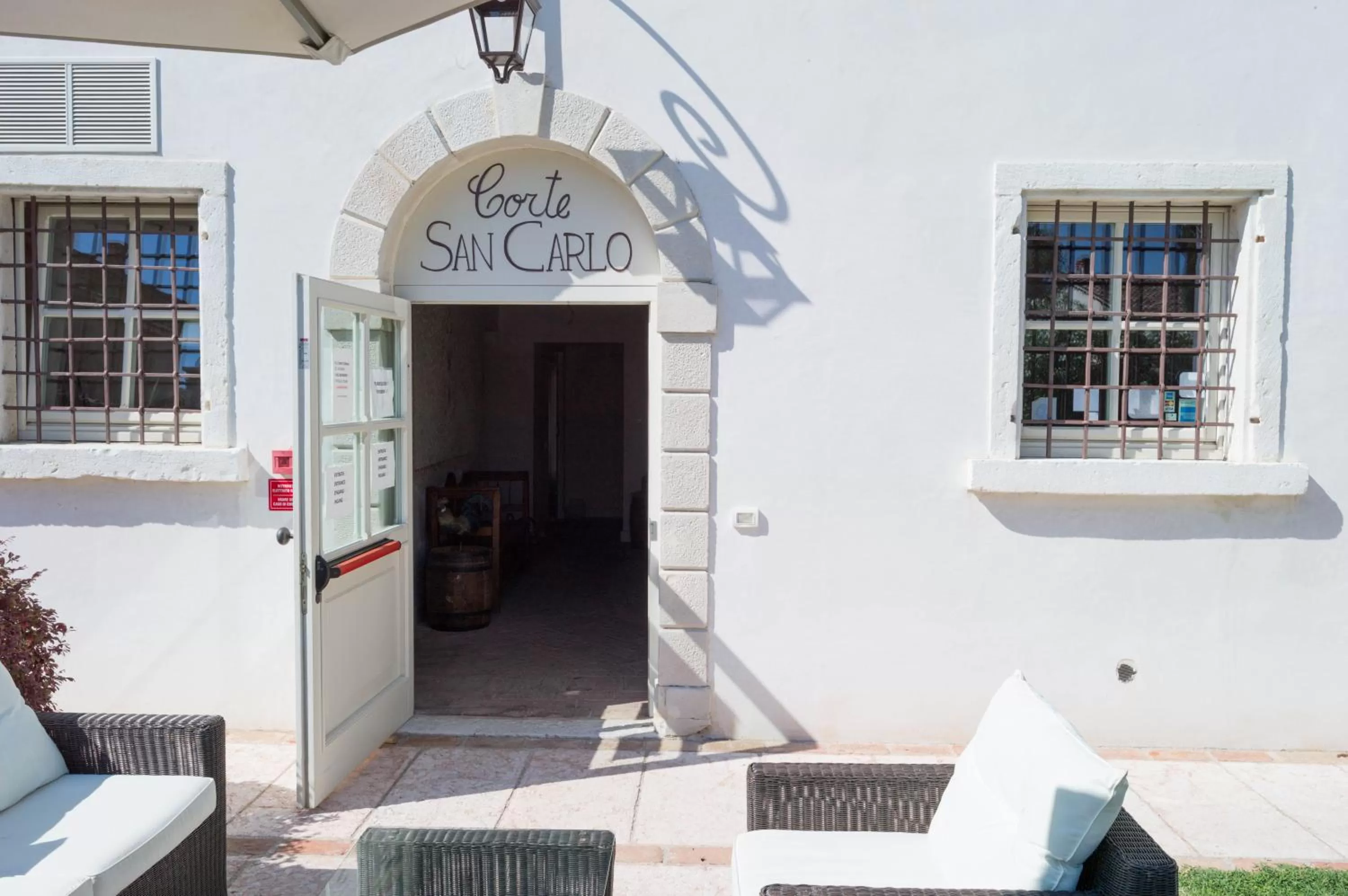 Facade/entrance in Residence Corte San Carlo