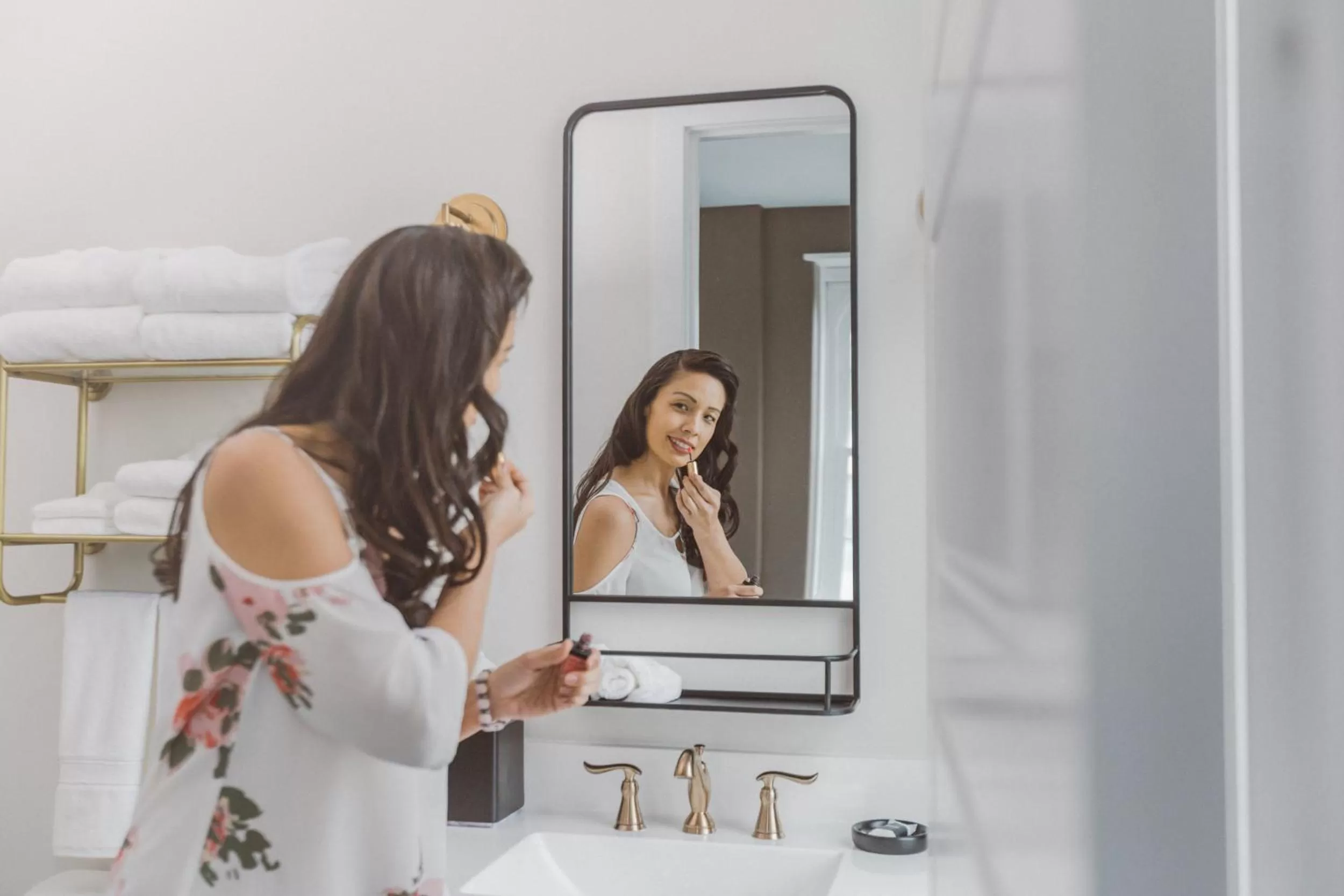 Bathroom in Hancock House