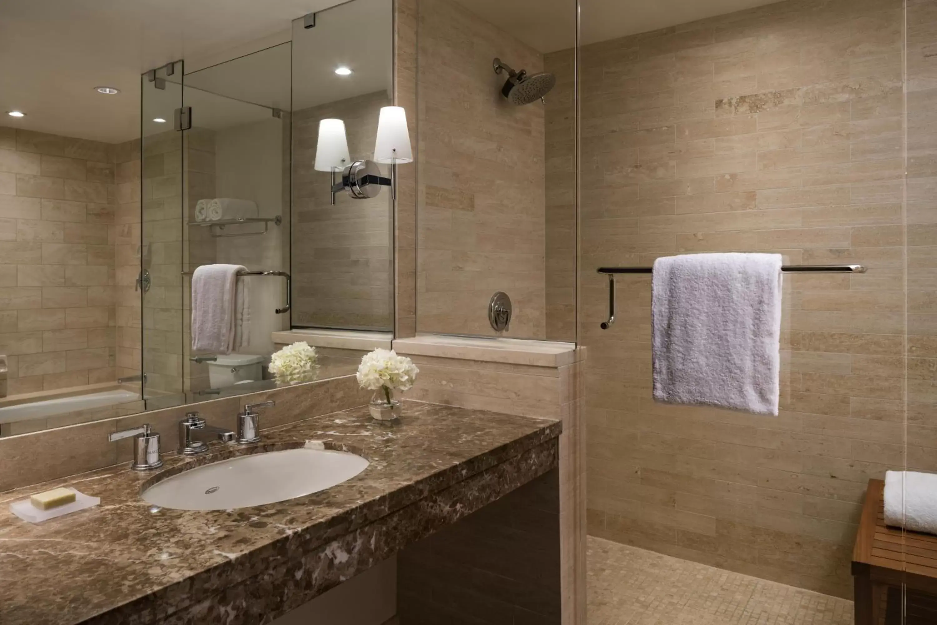 Bathroom in Four Seasons Hotel Los Angeles at Beverly Hills