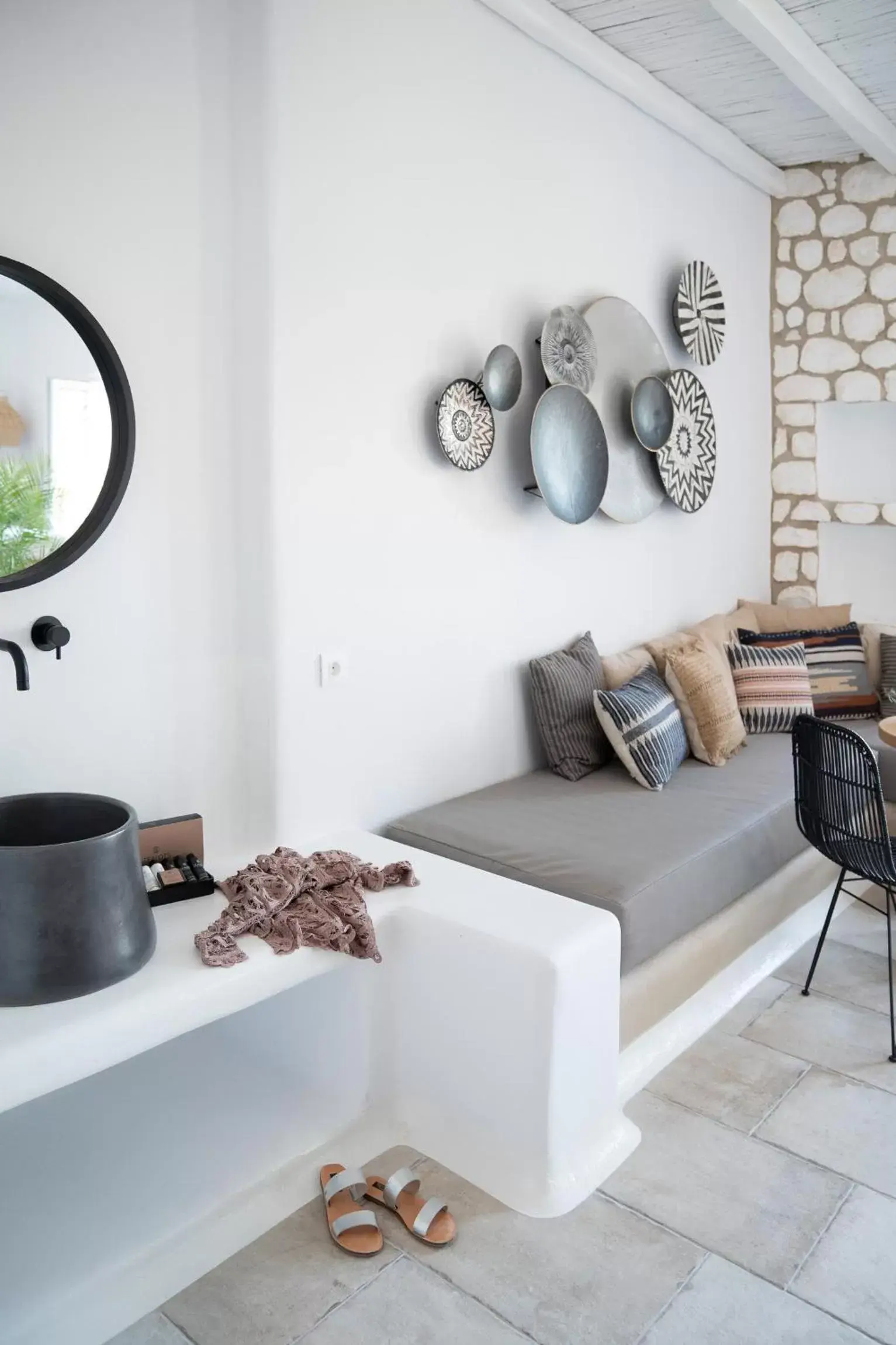 Living room in Euphoria Chora Naxos Living room in Euphoria Chora Naxos
