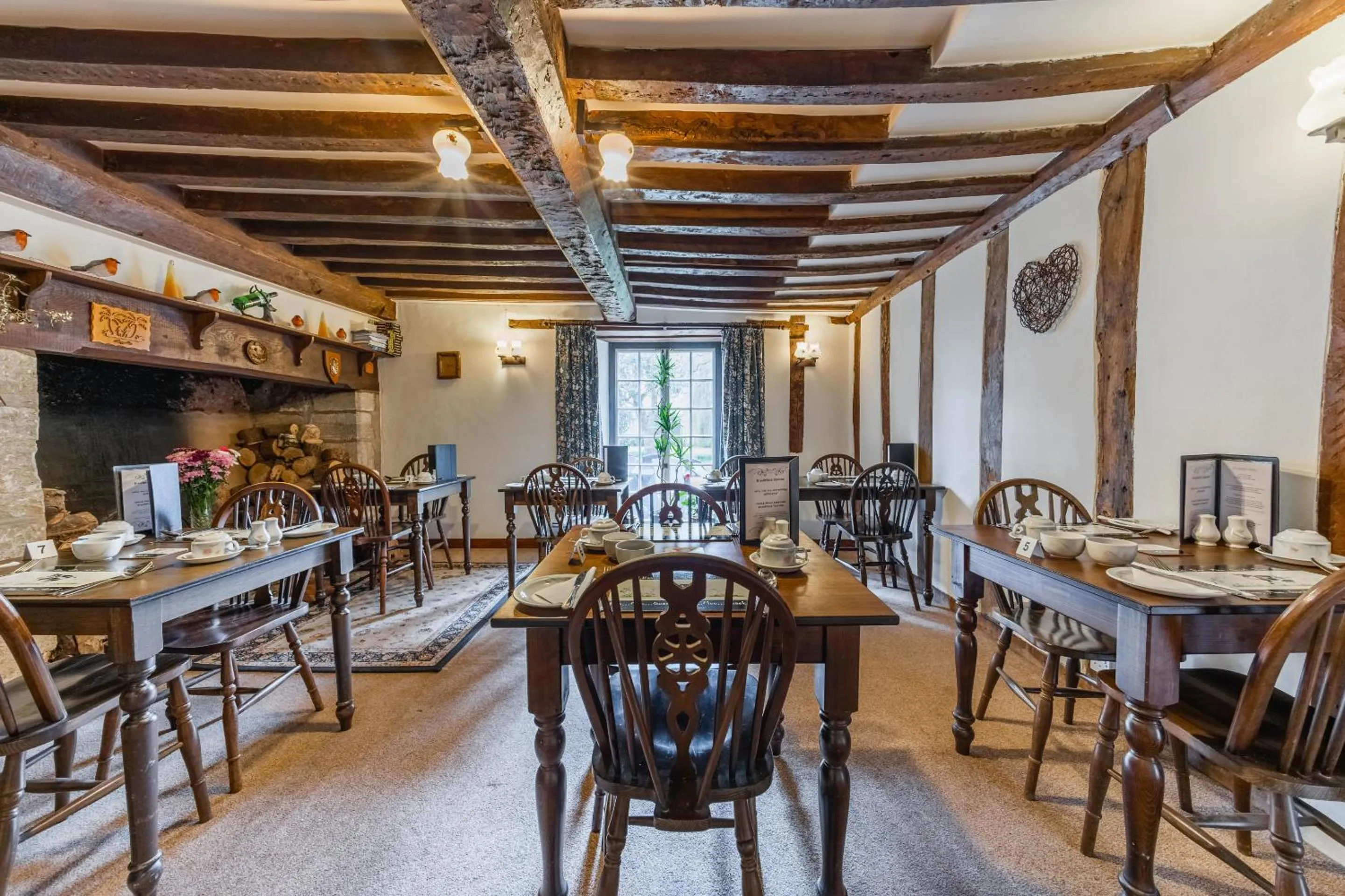 Dining area in Yallands Farmhouse