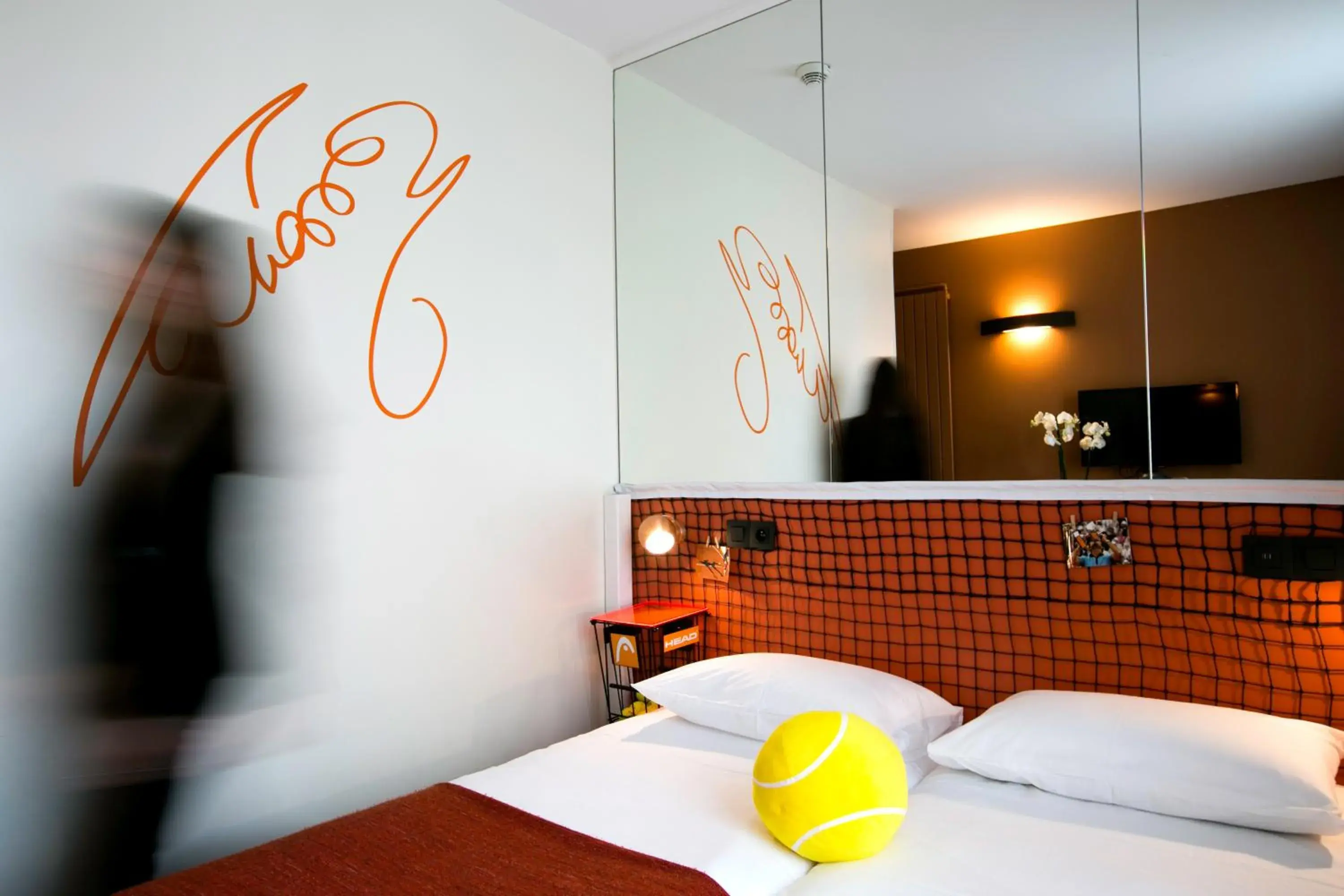 Bedroom in Hotel Olympic by Patrick Hayat