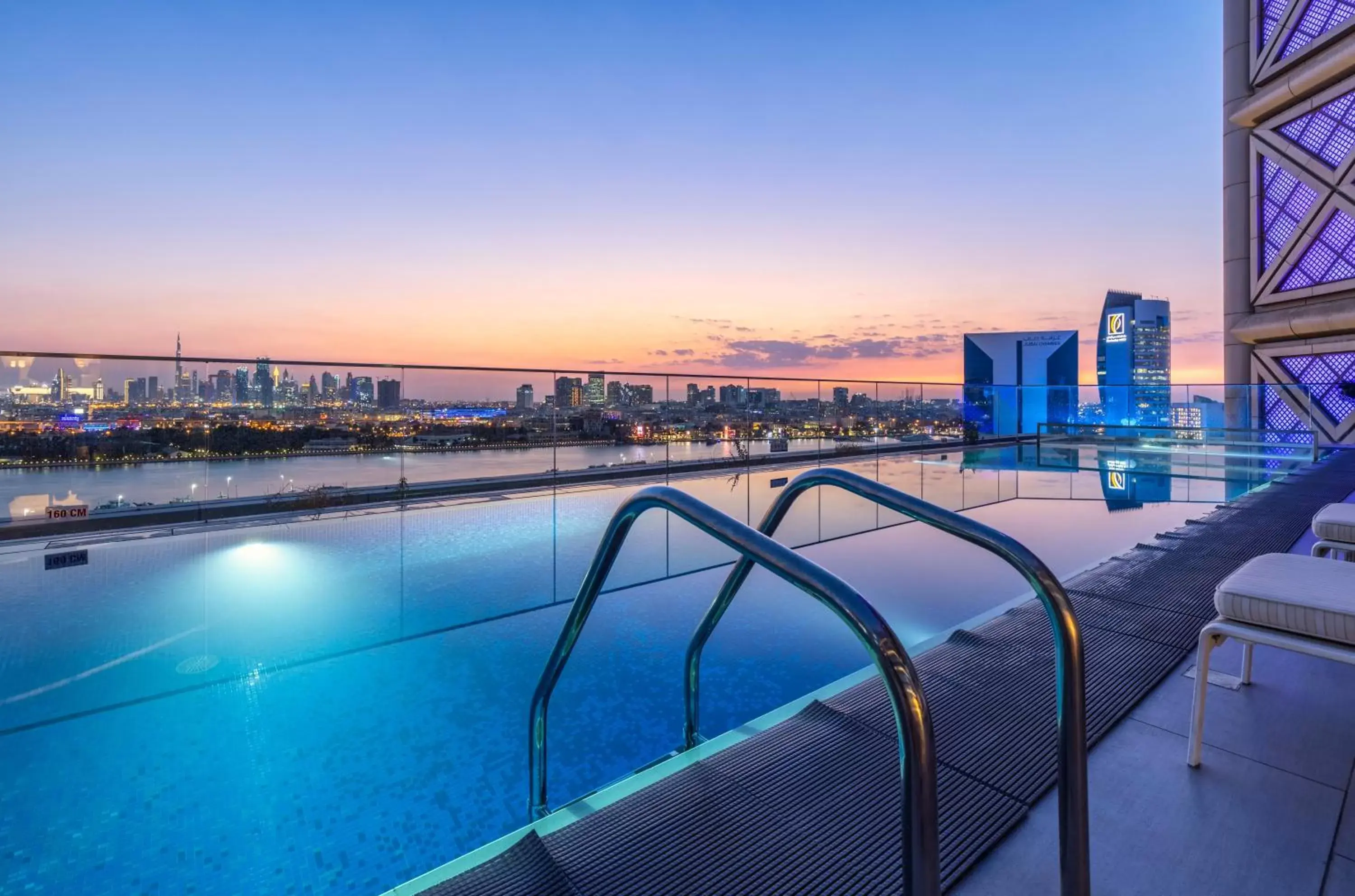 Pool view, Swimming Pool in Al Bandar Rotana – Dubai Creek