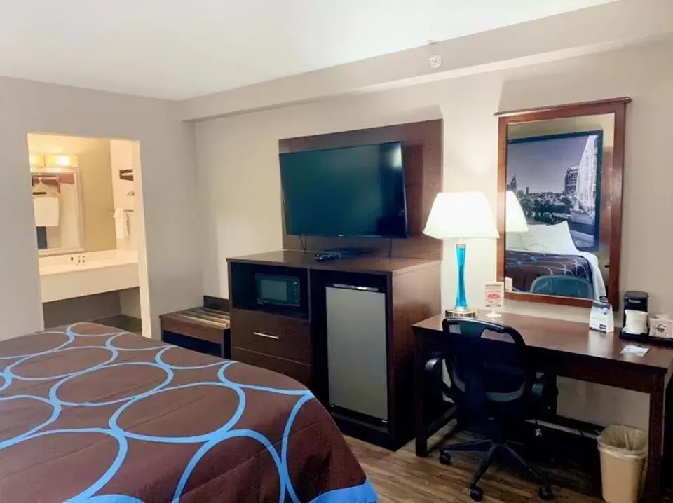 TV/Entertainment Center in Super 8 by Wyndham Cookeville, TN