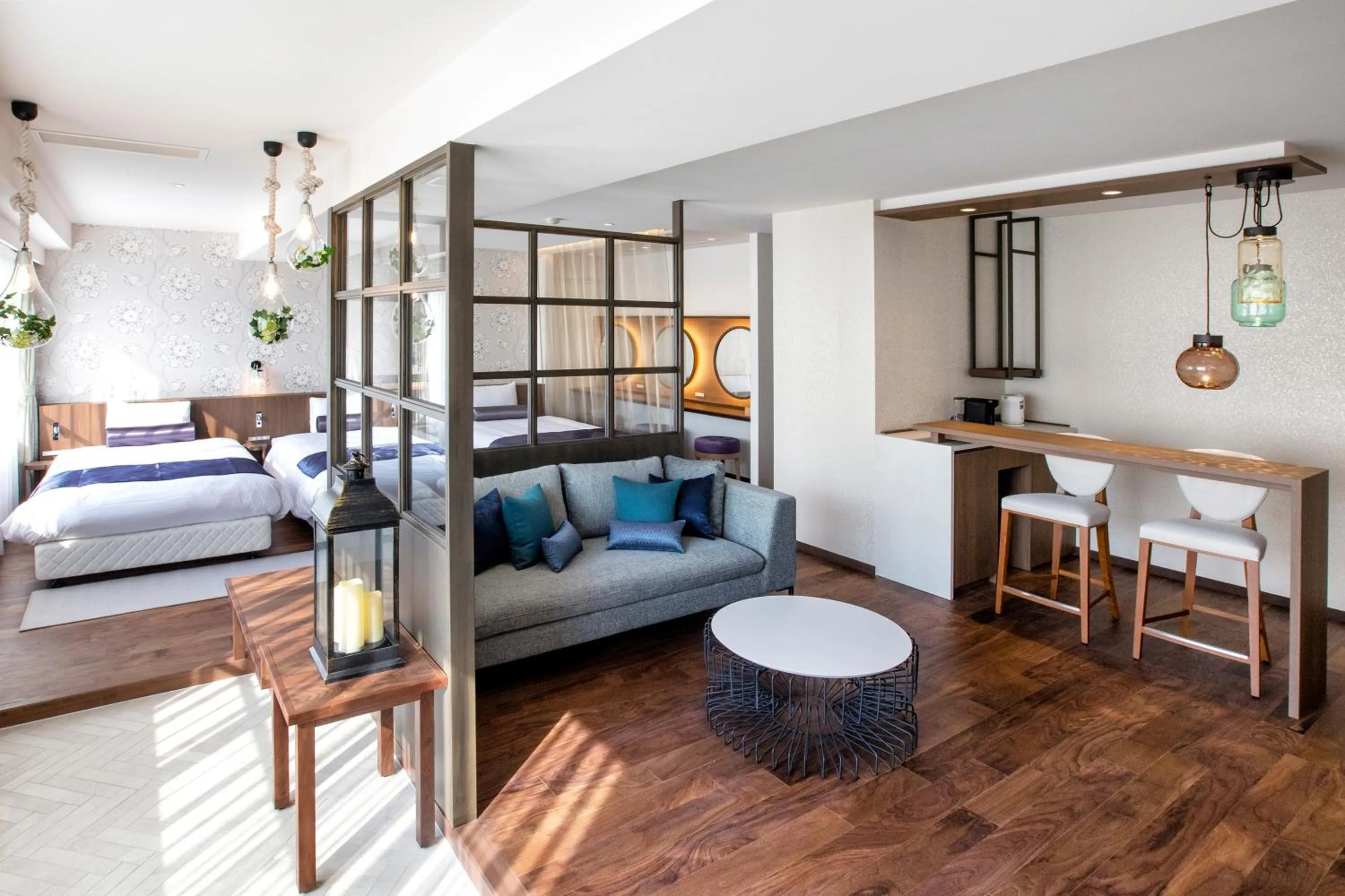 Photo of the whole room, Bed in Kitayuzawa Mori no soraniwa