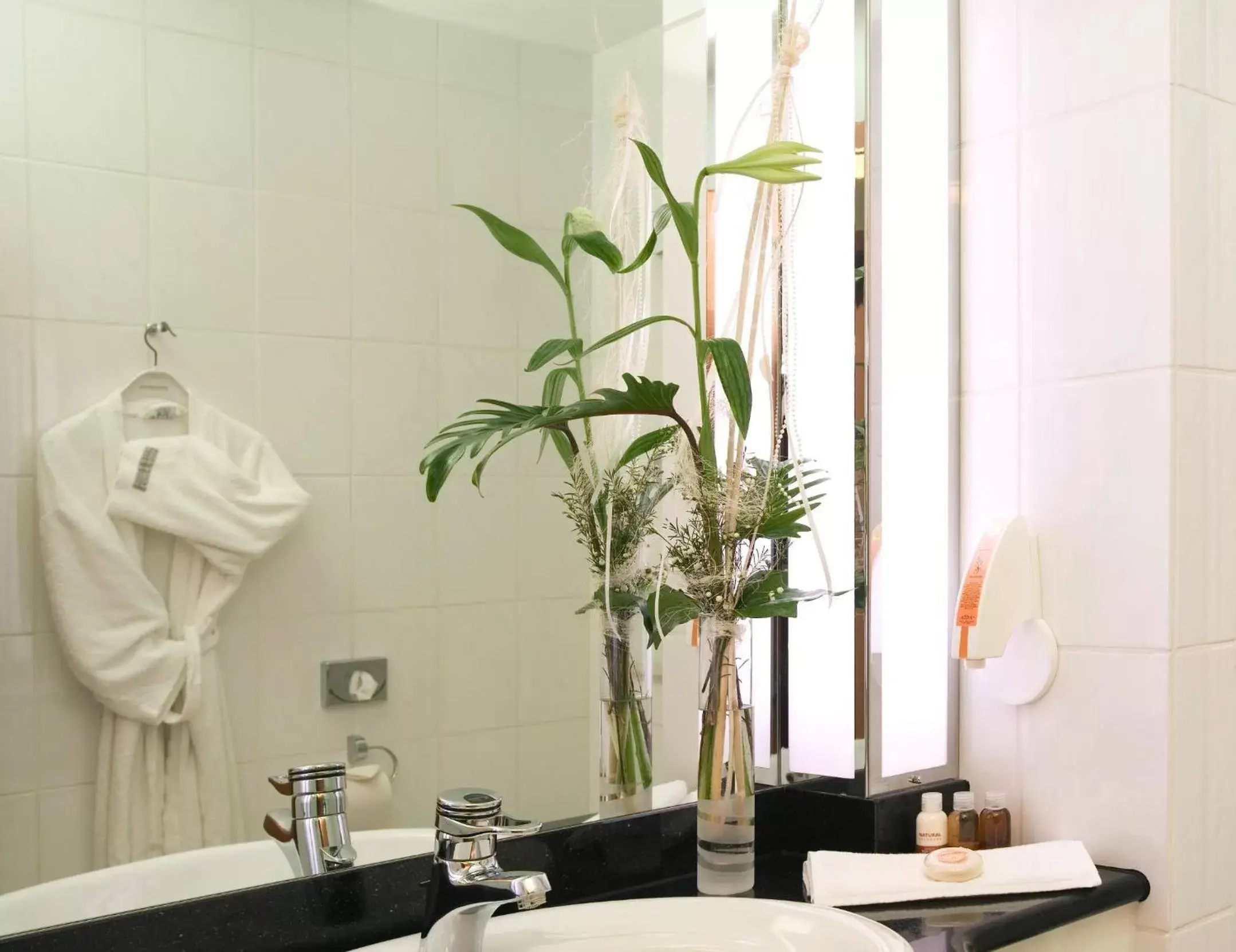 Bathroom in Steigenberger Hotel & Spa Bad Pyrmont Bathroom in Steigenberger Hotel & Spa Bad Pyrmont