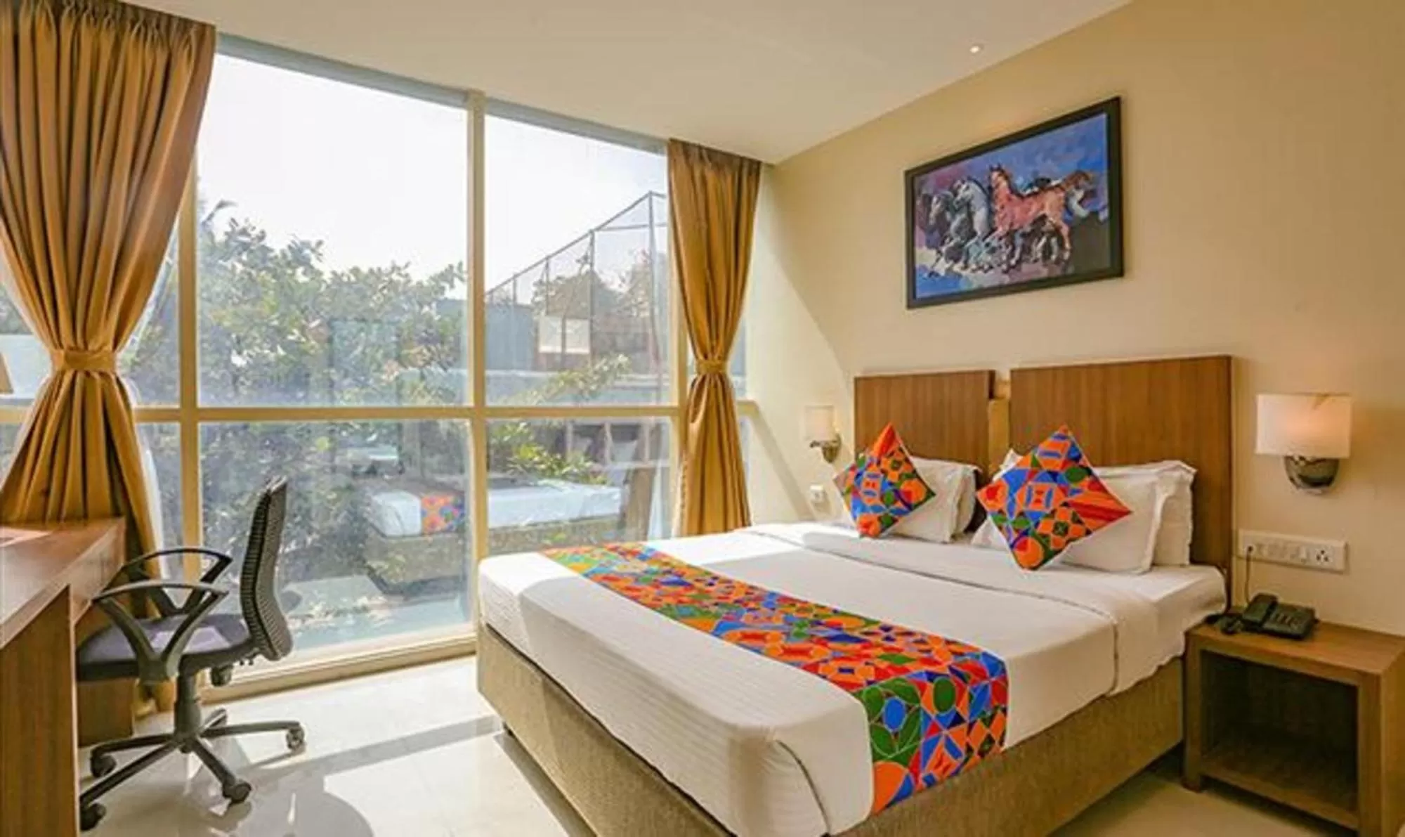 Bed in FabHotel Royal International - Nr Mumbai International Airport