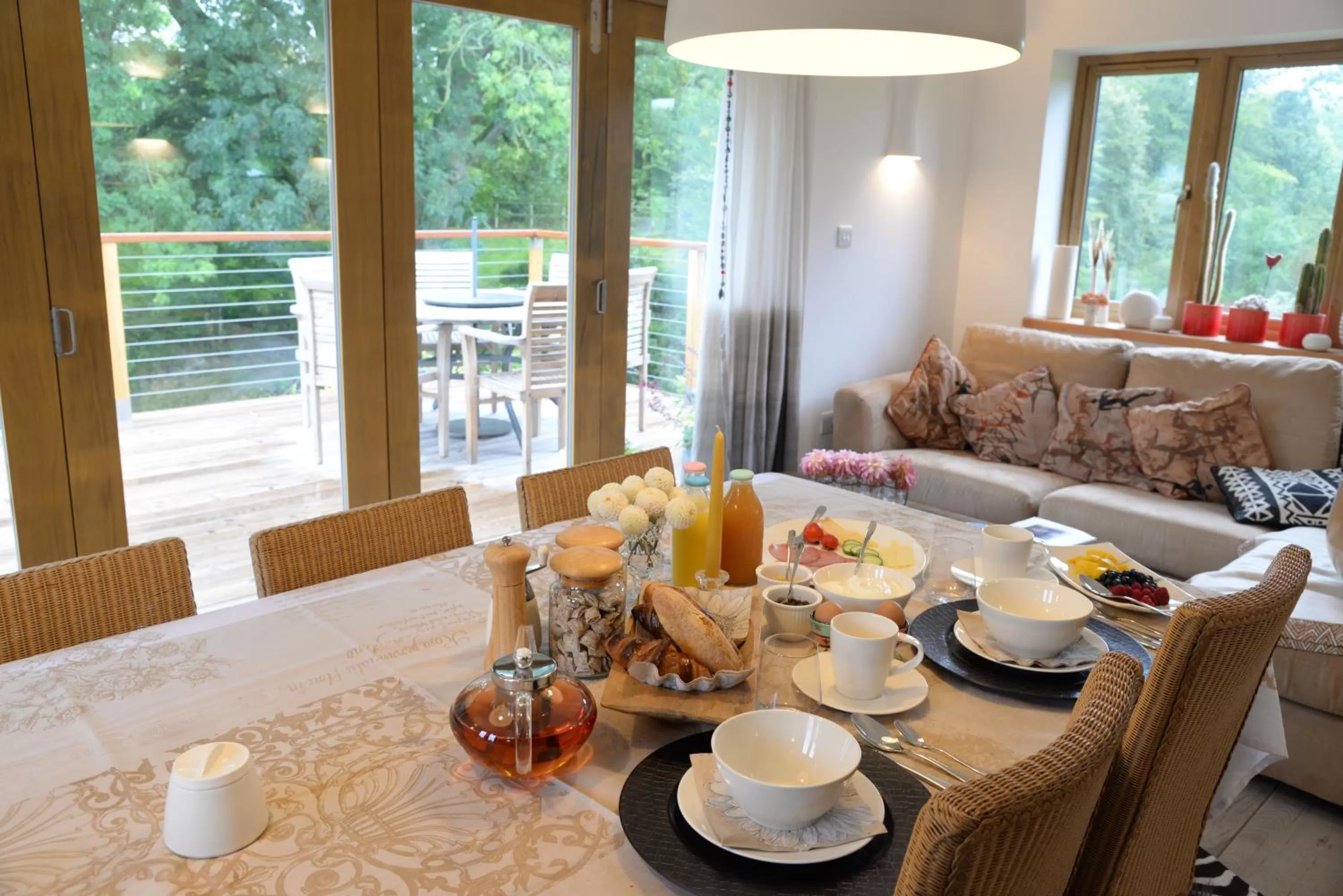 Living room in Thatchcombe B&B