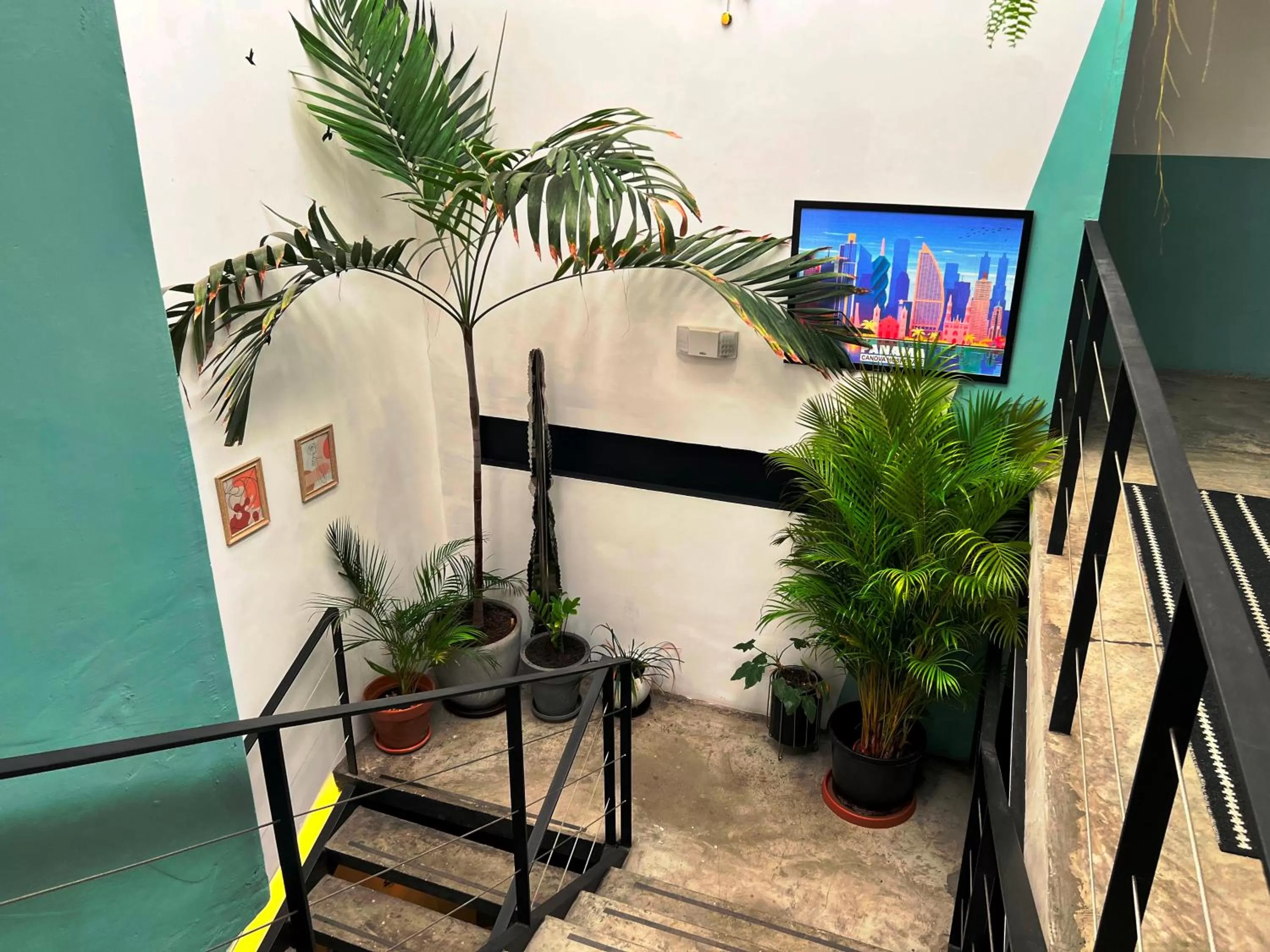 Inner courtyard view in Canova