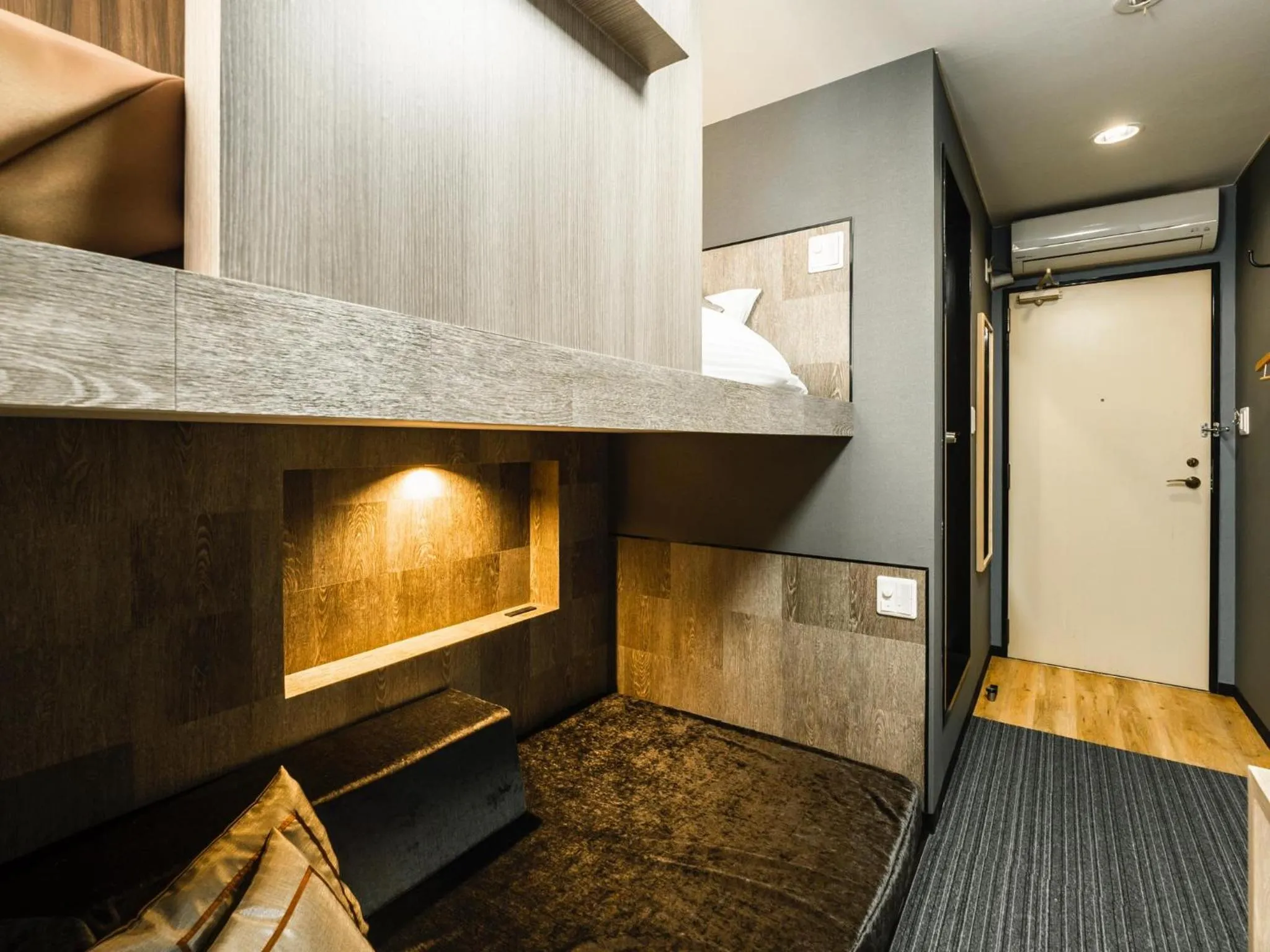 bunk bed in Hotel Areaone Kitaibaraki