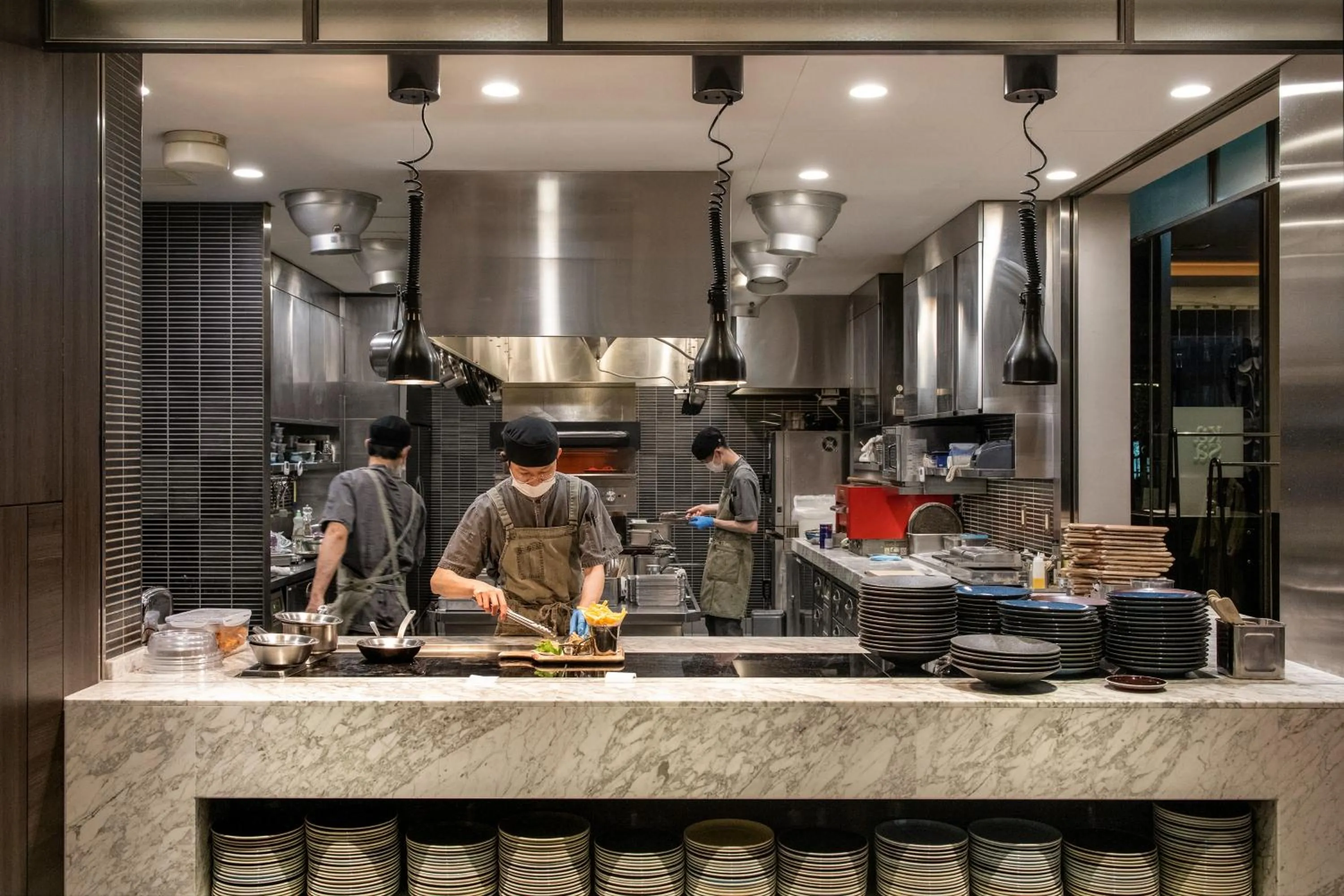 kitchen in Pullman Tokyo Tamachi
