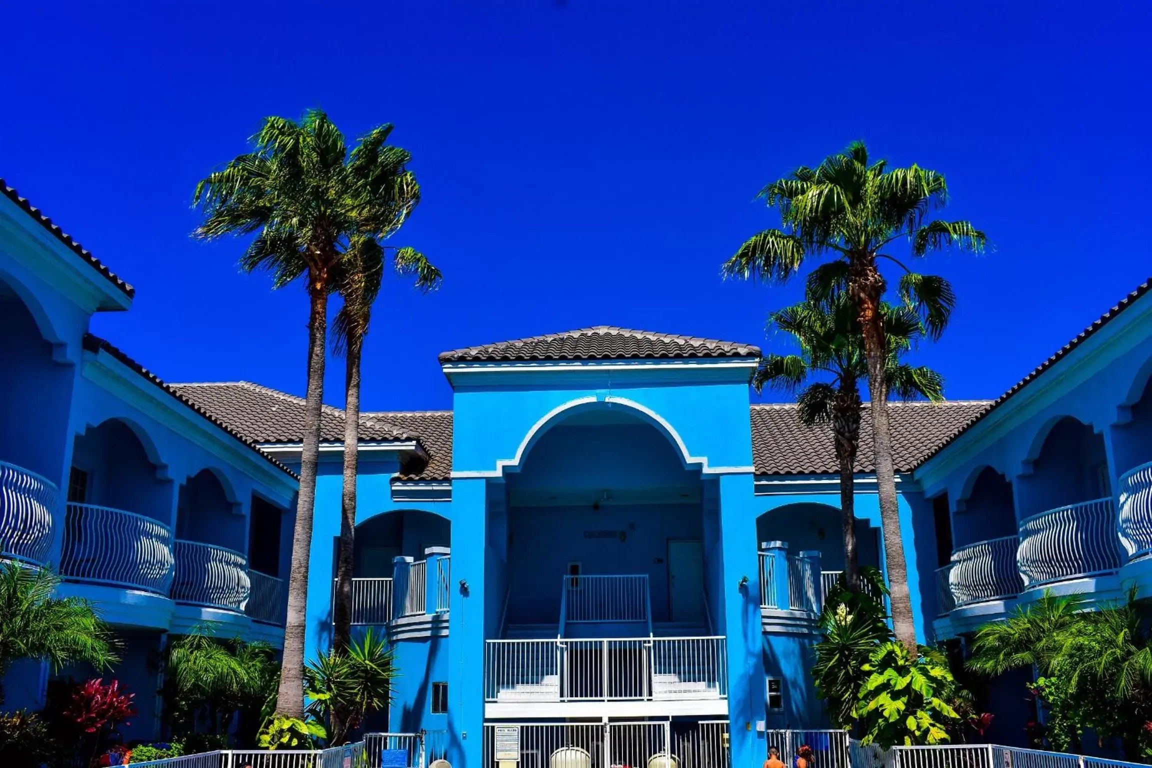 Pool view in Casa Bella Hotel and Suites