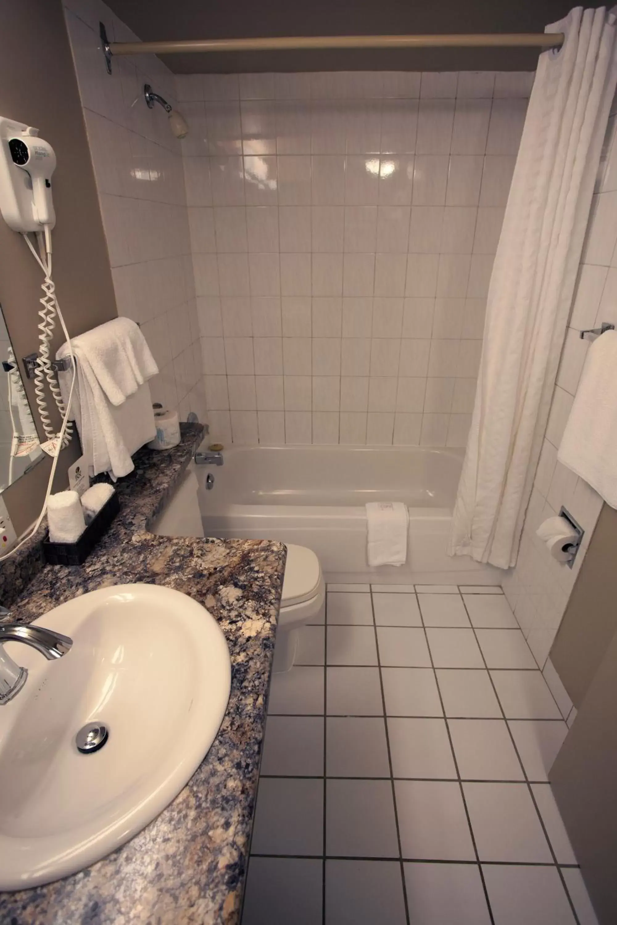 Bathroom in Westlock Inn & Conference Centre Bathroom in Westlock Inn & Conference Centre