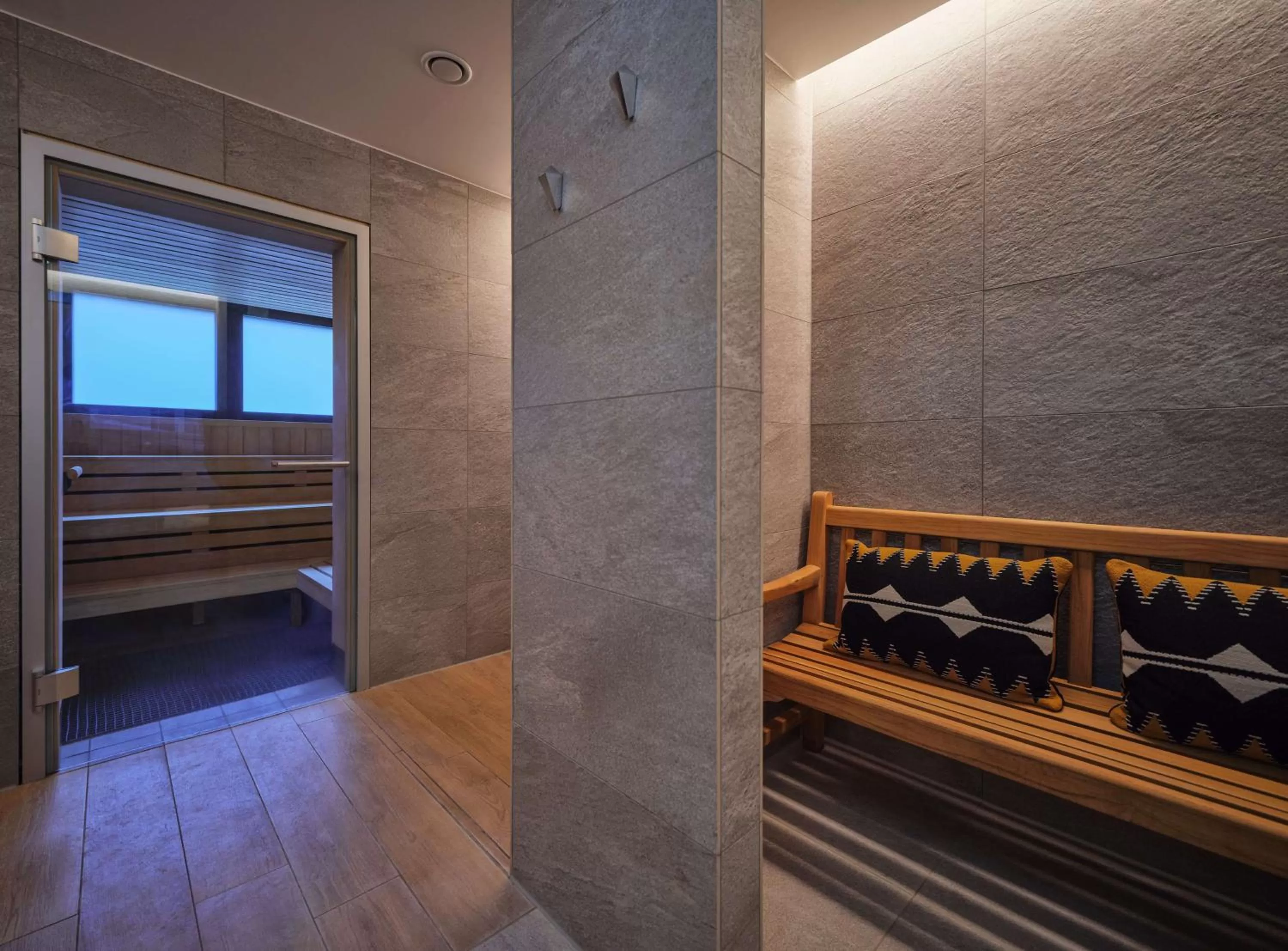 Sauna, Bed in Adina Apartment Hotel Wiesbaden