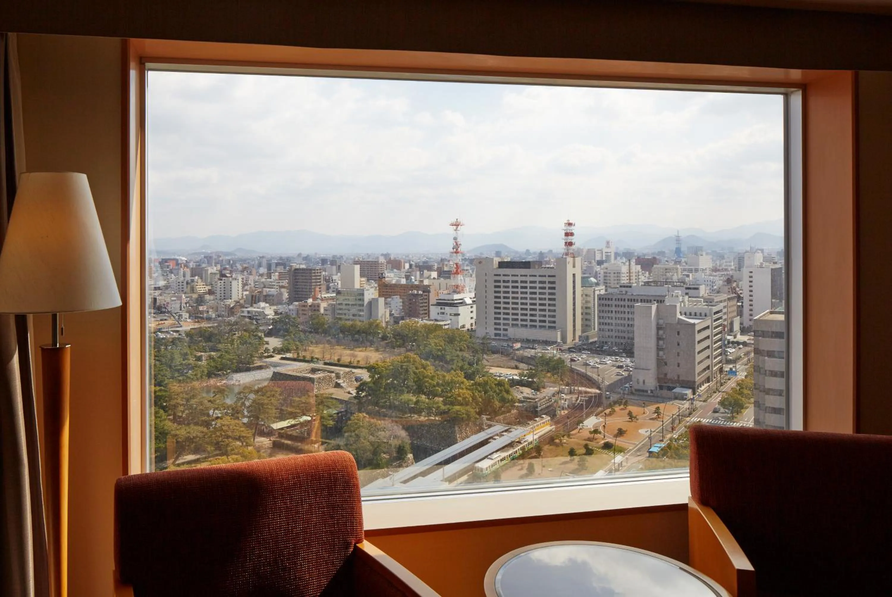 City view in JR Hotel Clement Takamatsu