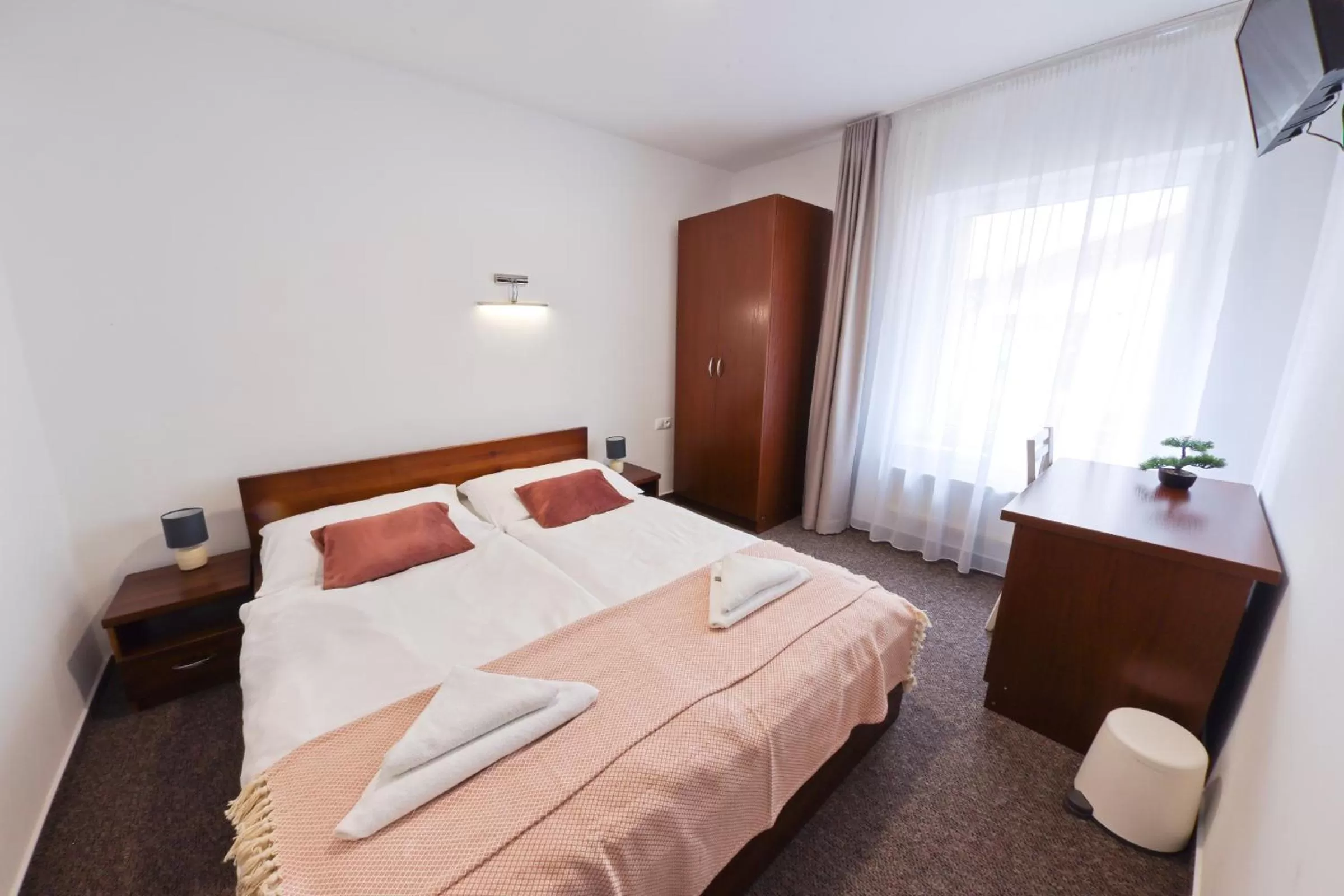 Bed in Hotel Slanica