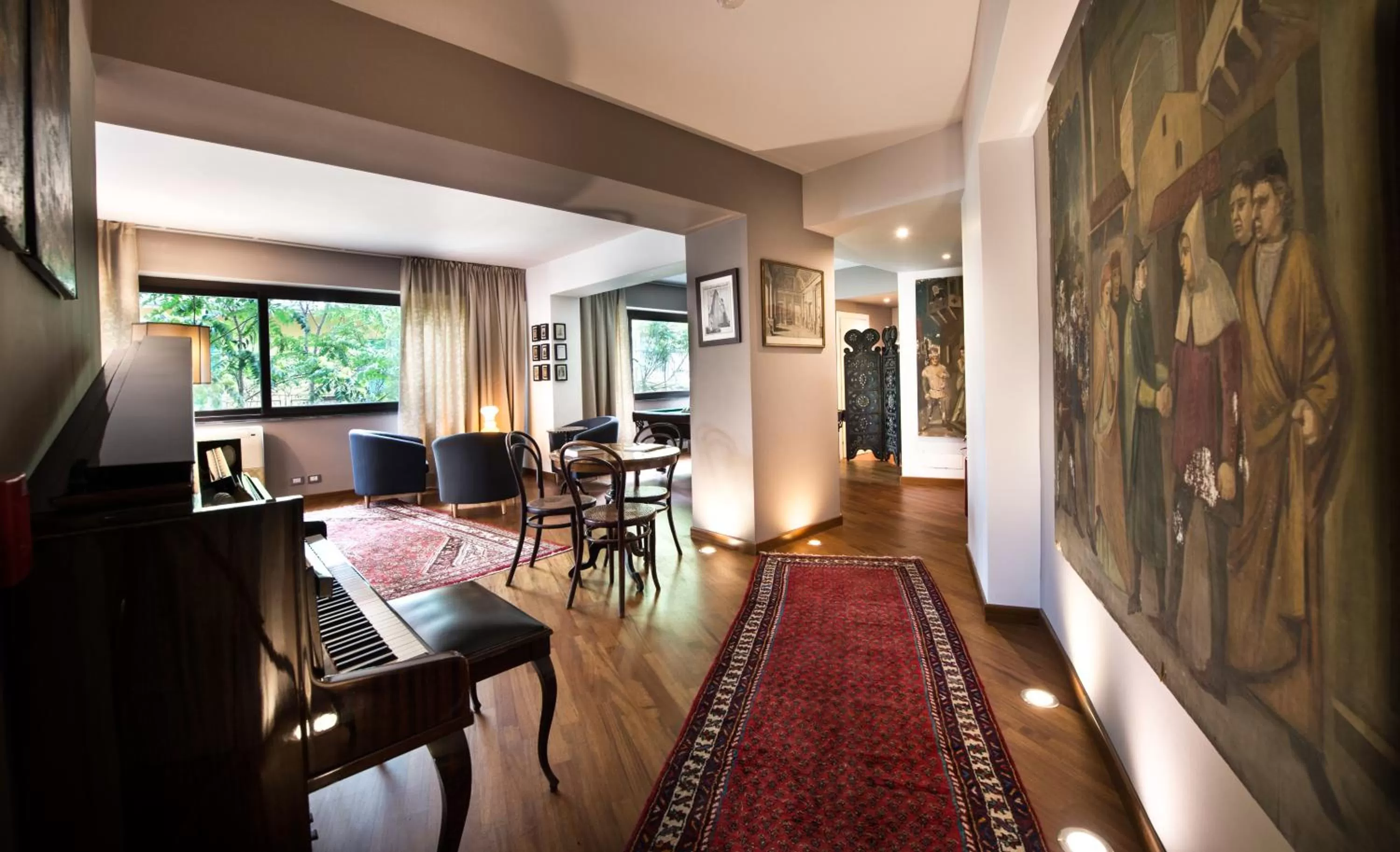 Communal lounge/ TV room in Residence Acqua del Conte