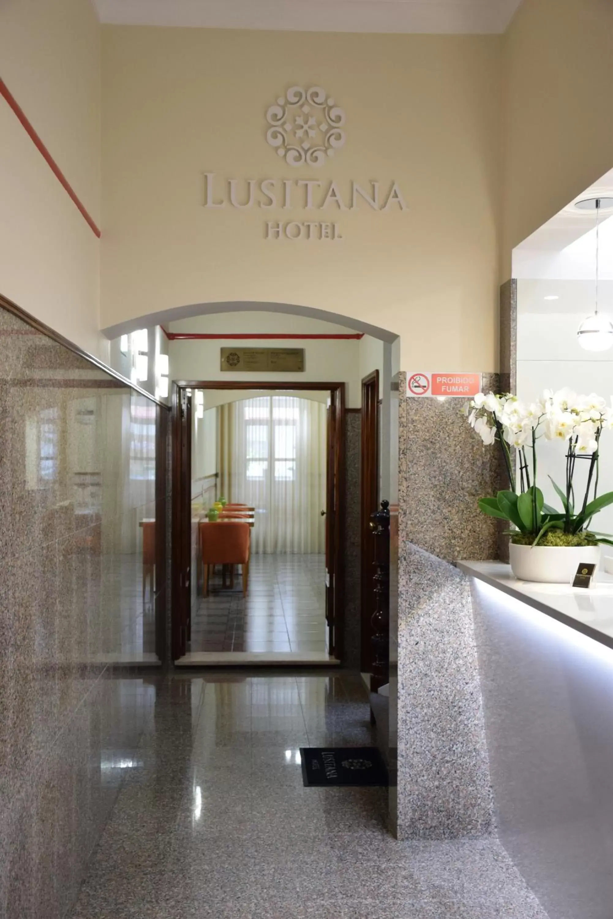 Lobby or reception, Lobby/Reception in Lusitana Hotel