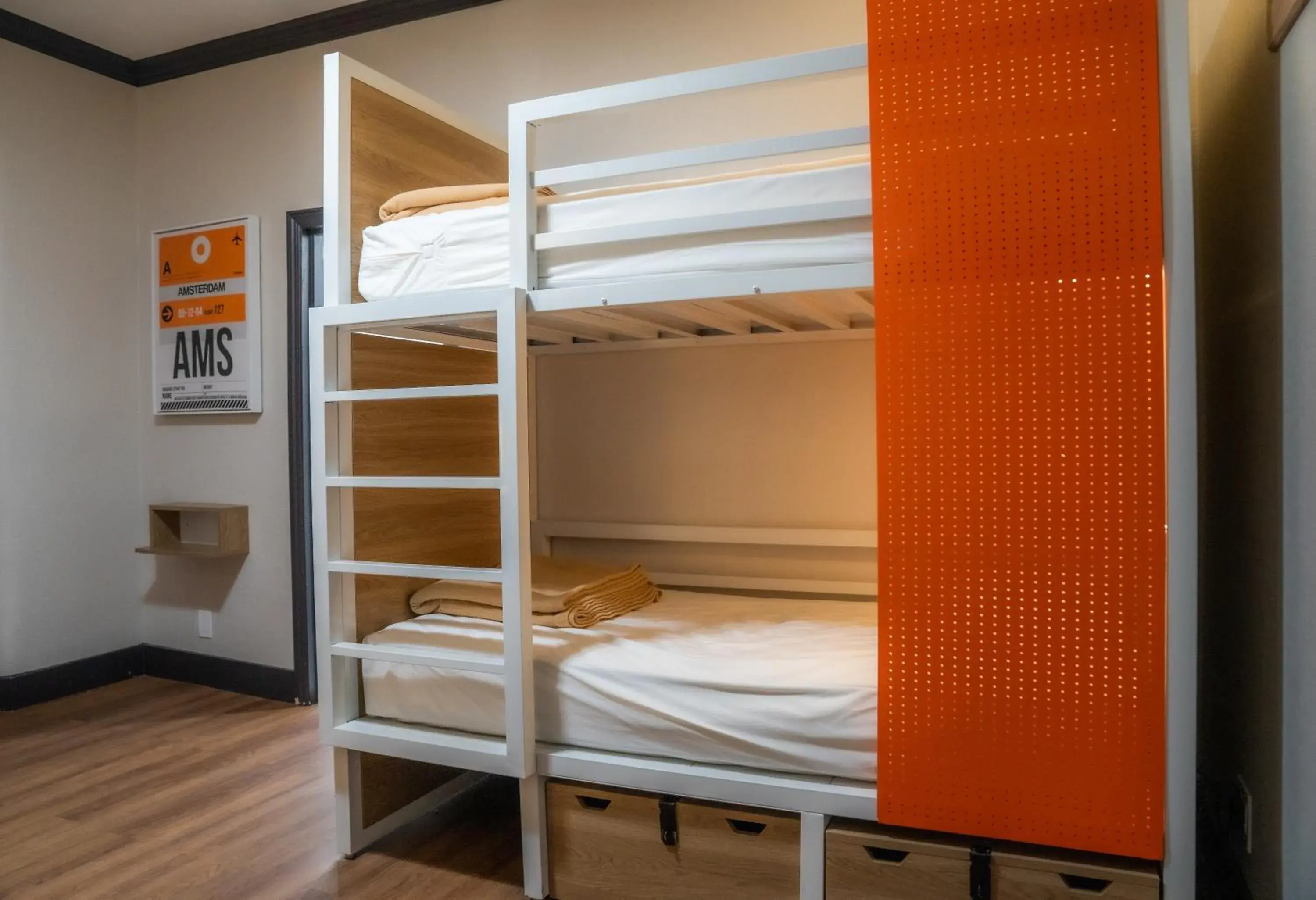 Bunk Bed in Amsterdam Hostel