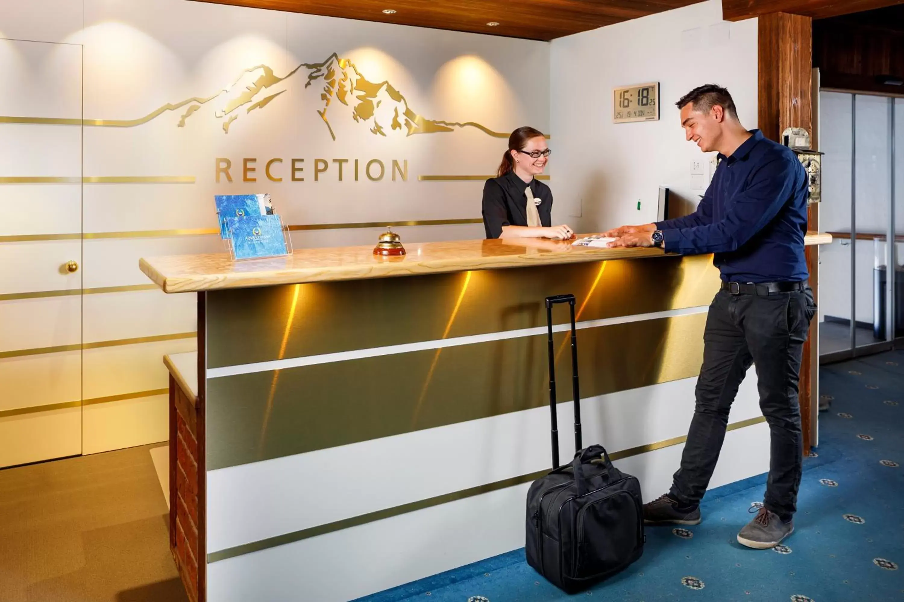 Lobby or reception in Seehotel Pilatus