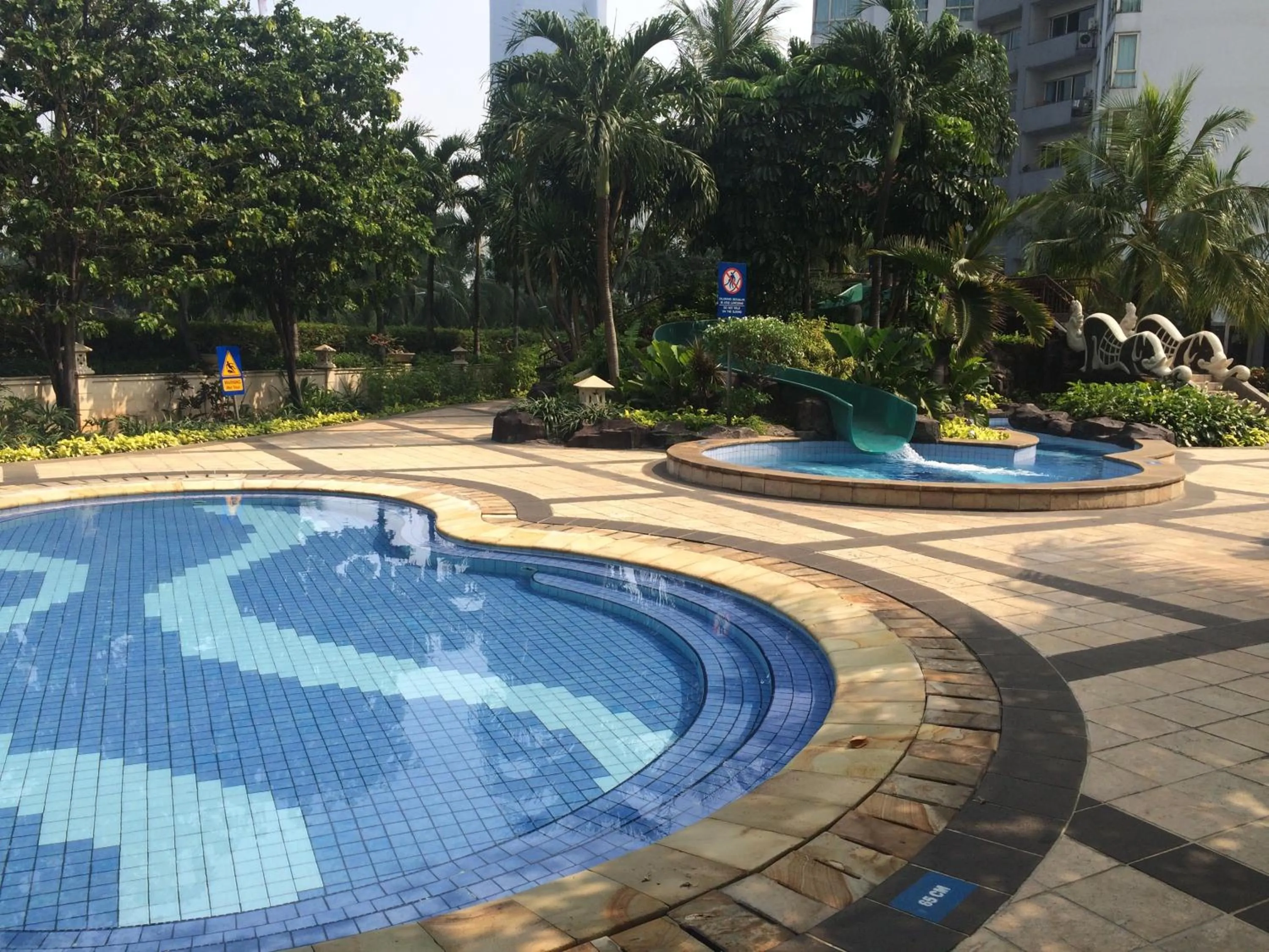 Swimming pool in The Residences at Puri Casablanca