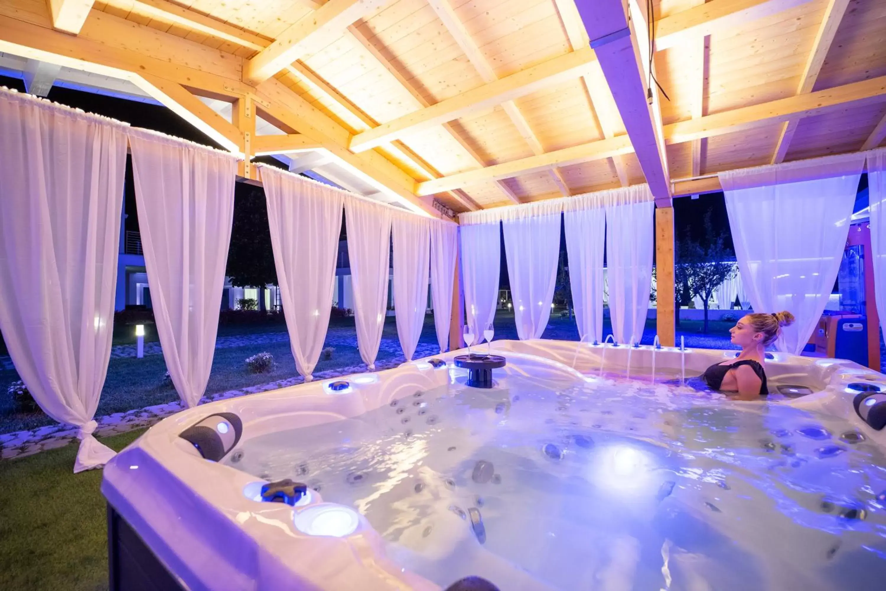 Hot Tub in iConic Wellness Resort