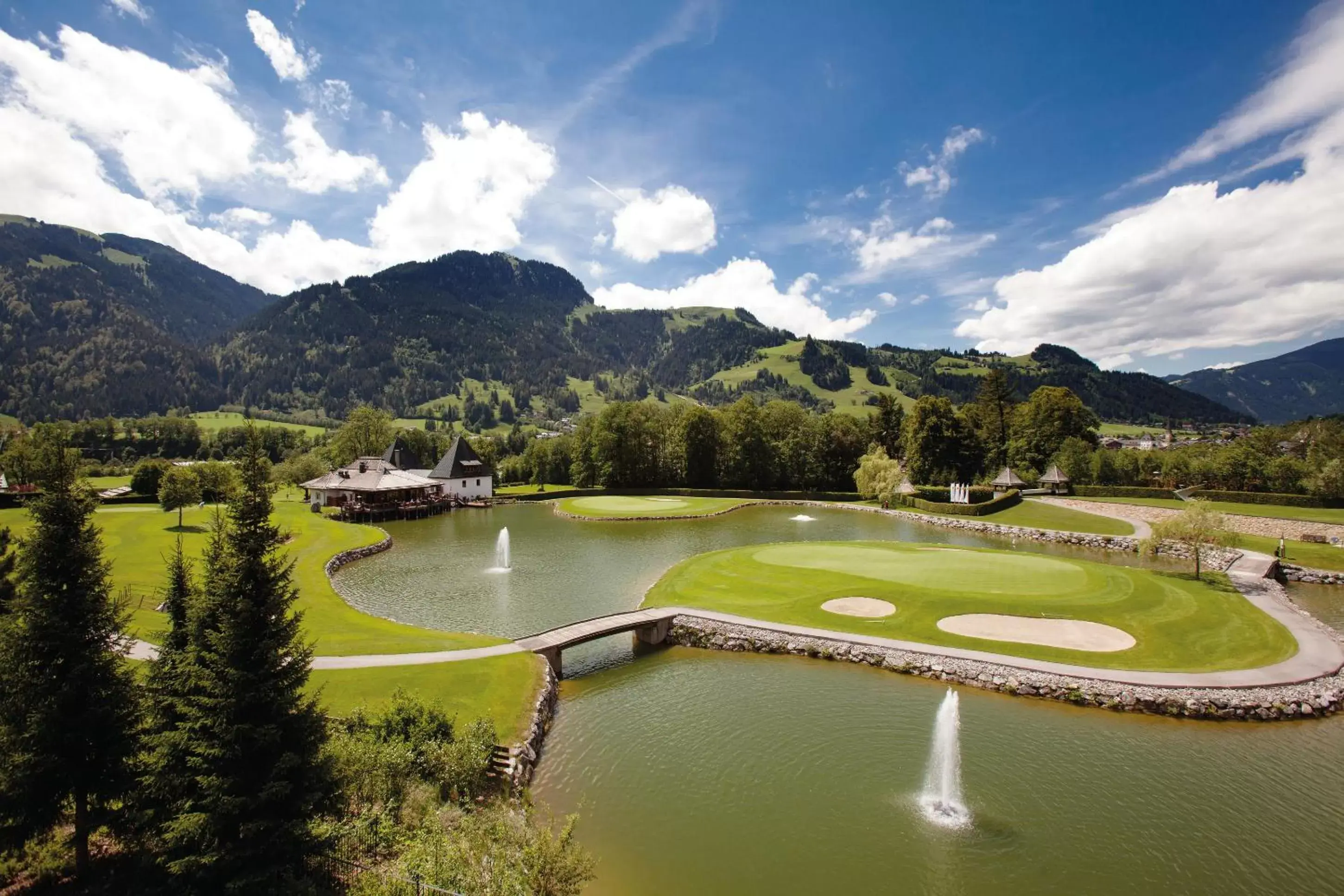 Golfcourse, Bird's-eye View in A-ROSA Kitzbühel