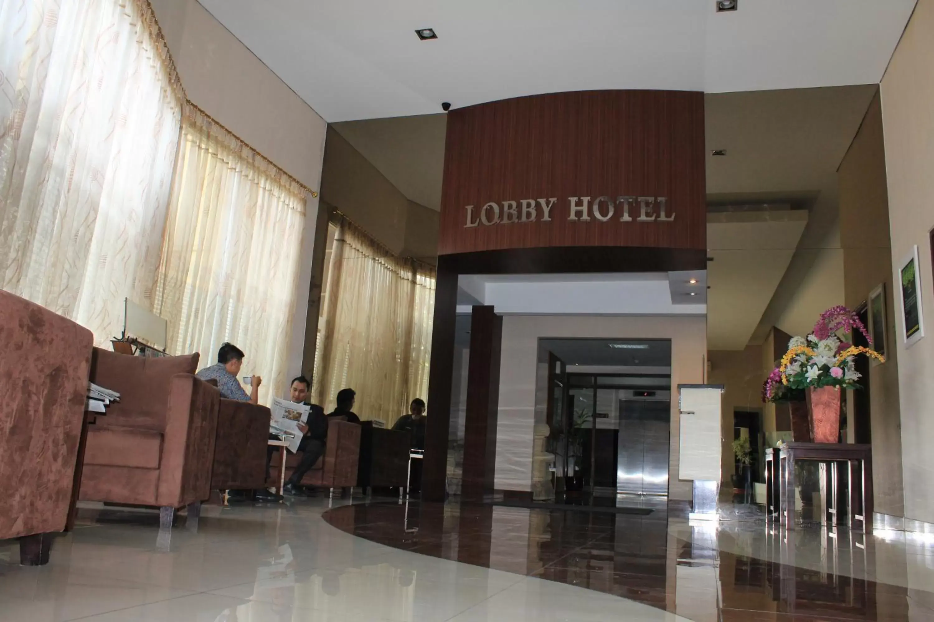 Lobby or reception, Lobby/Reception in Metro Hotel Jababeka