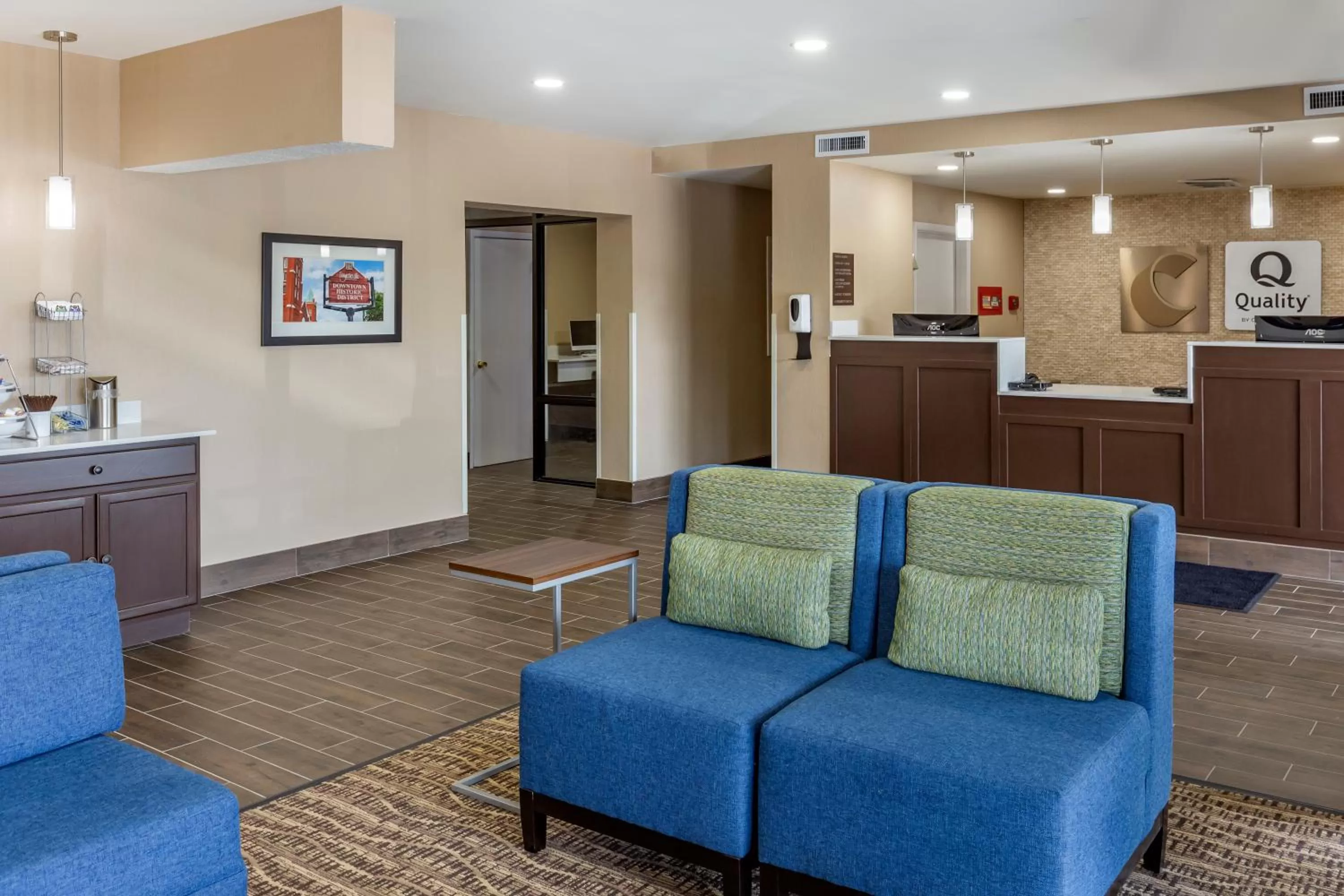 Lobby or reception in Quality Inn & Suites Spring Lake - Fayetteville near Fort Bragg