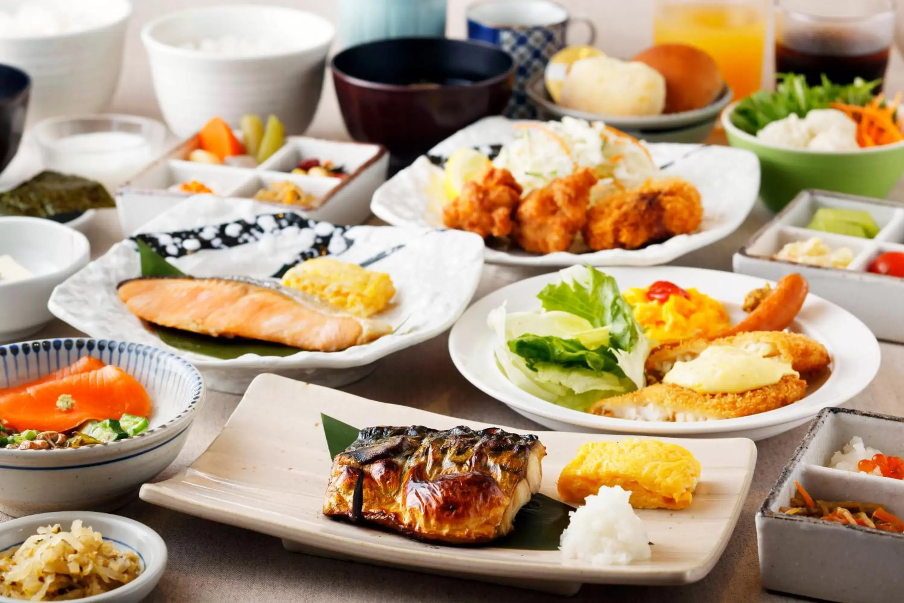 Food close-up in JR Inn Sapporo-eki Minami-guchi