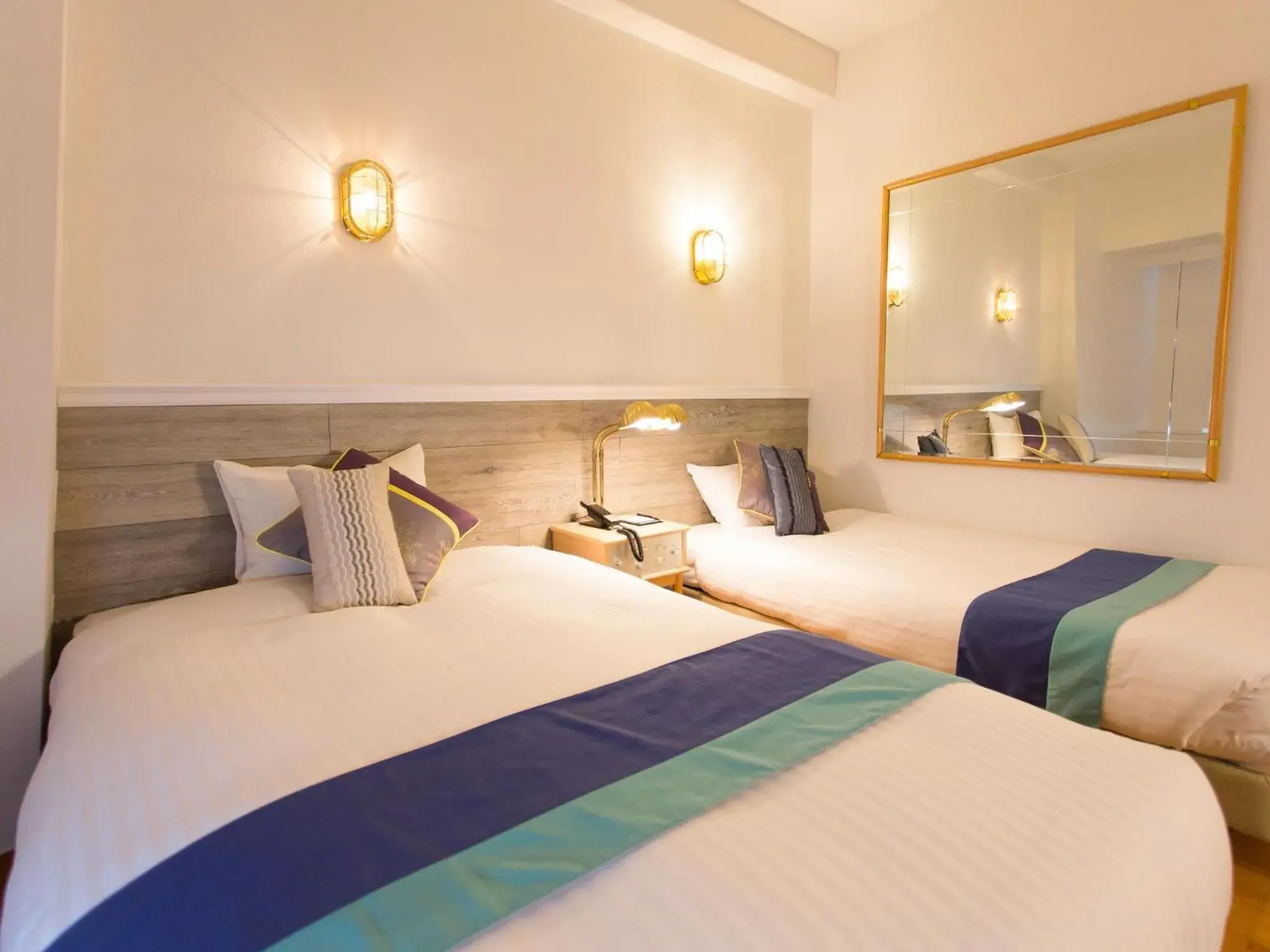 Photo of the whole room, Bed in Hotel AreaOne Sakaiminato Marina