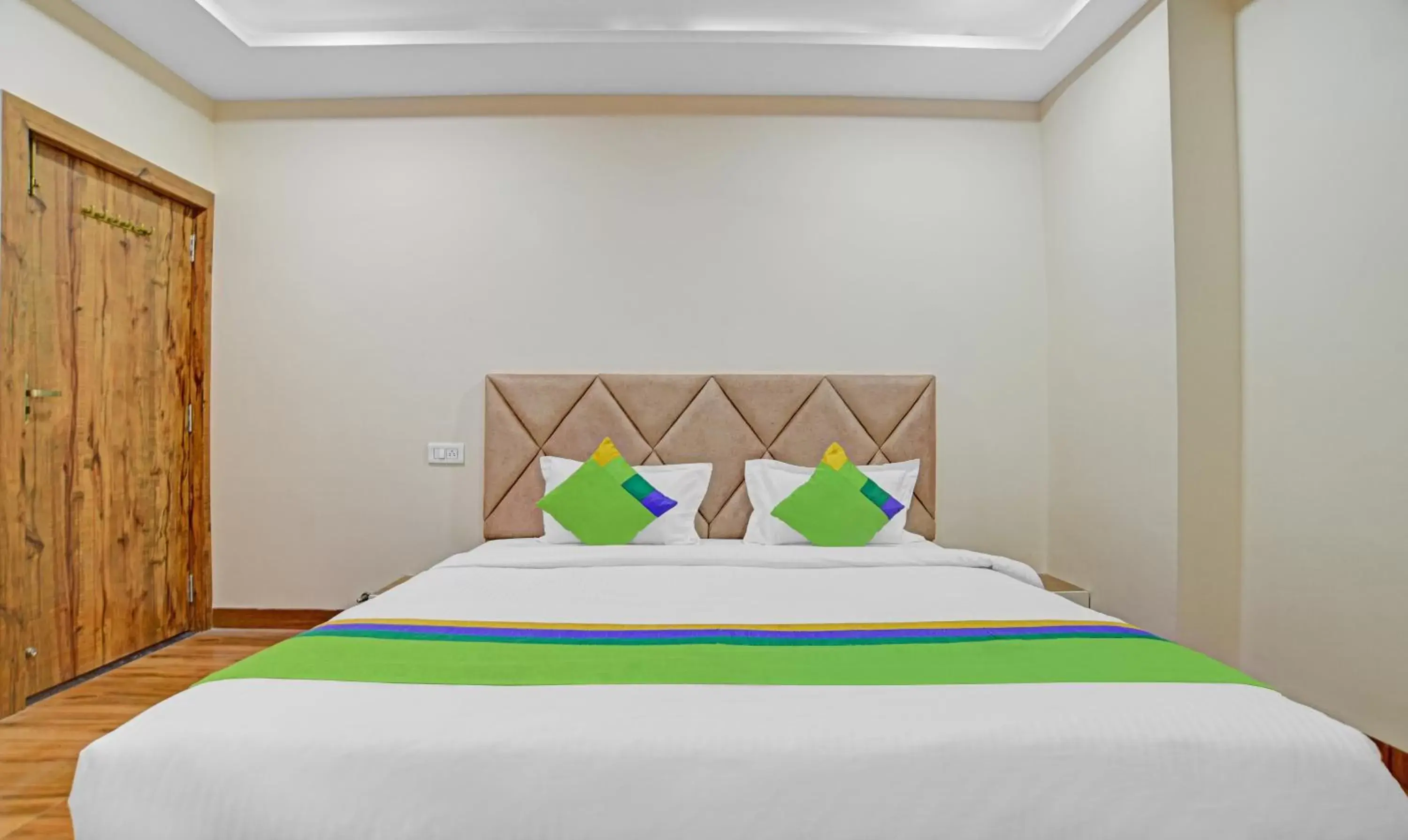 Bedroom, Bed in Treebo Nirvana Elite Bedroom, Bed in Treebo Nirvana Elite